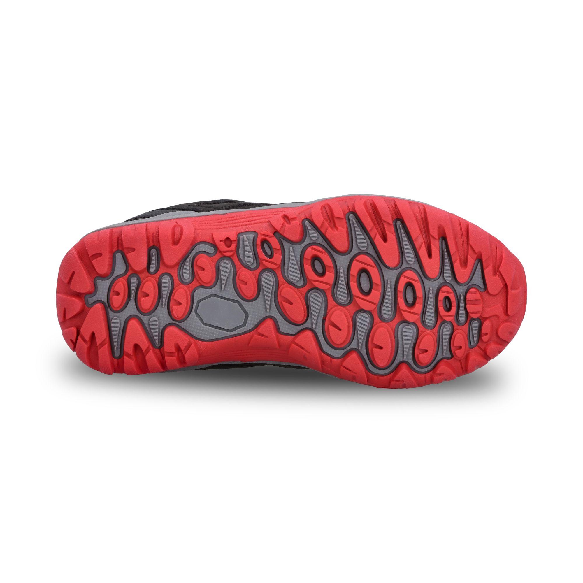 ZAPATOS OUTDOOR MINI ARROW INFANTIL NEGRO-ROJO-4