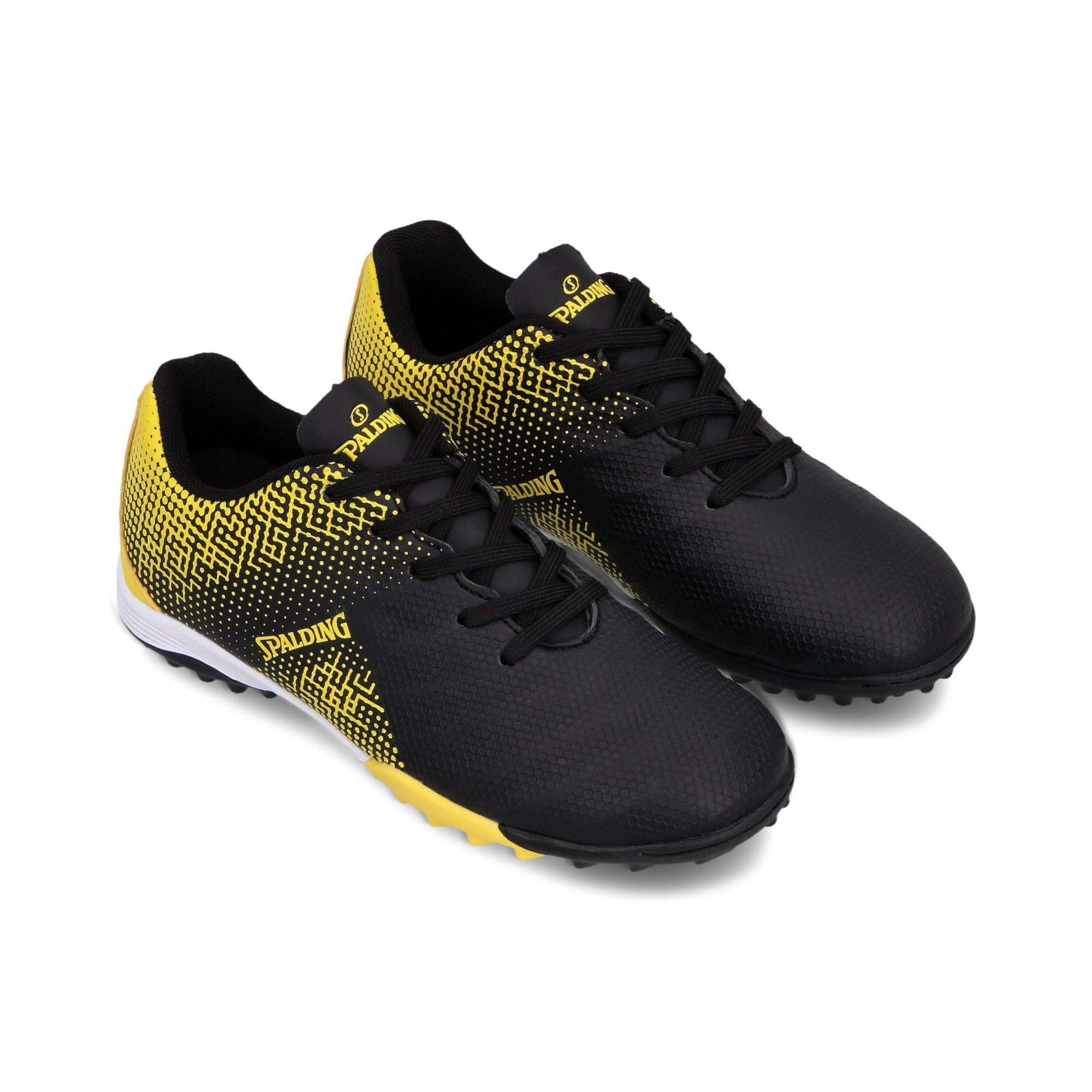 ZAPATOS BABY FUTBOL SPEED JUNIOR AMARILLO NEON-3