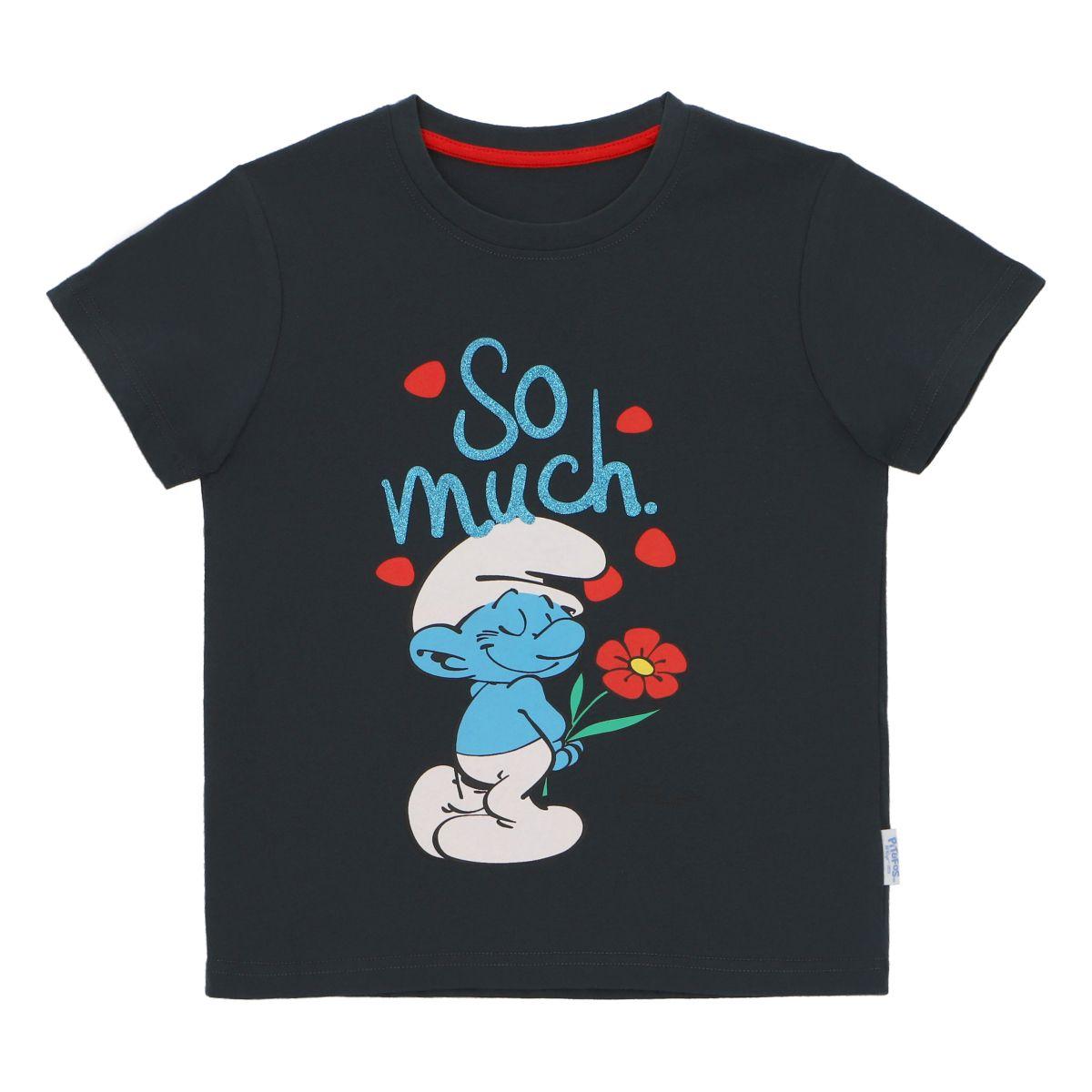 POLERA INFANTIL LOS PITUFOS-0
