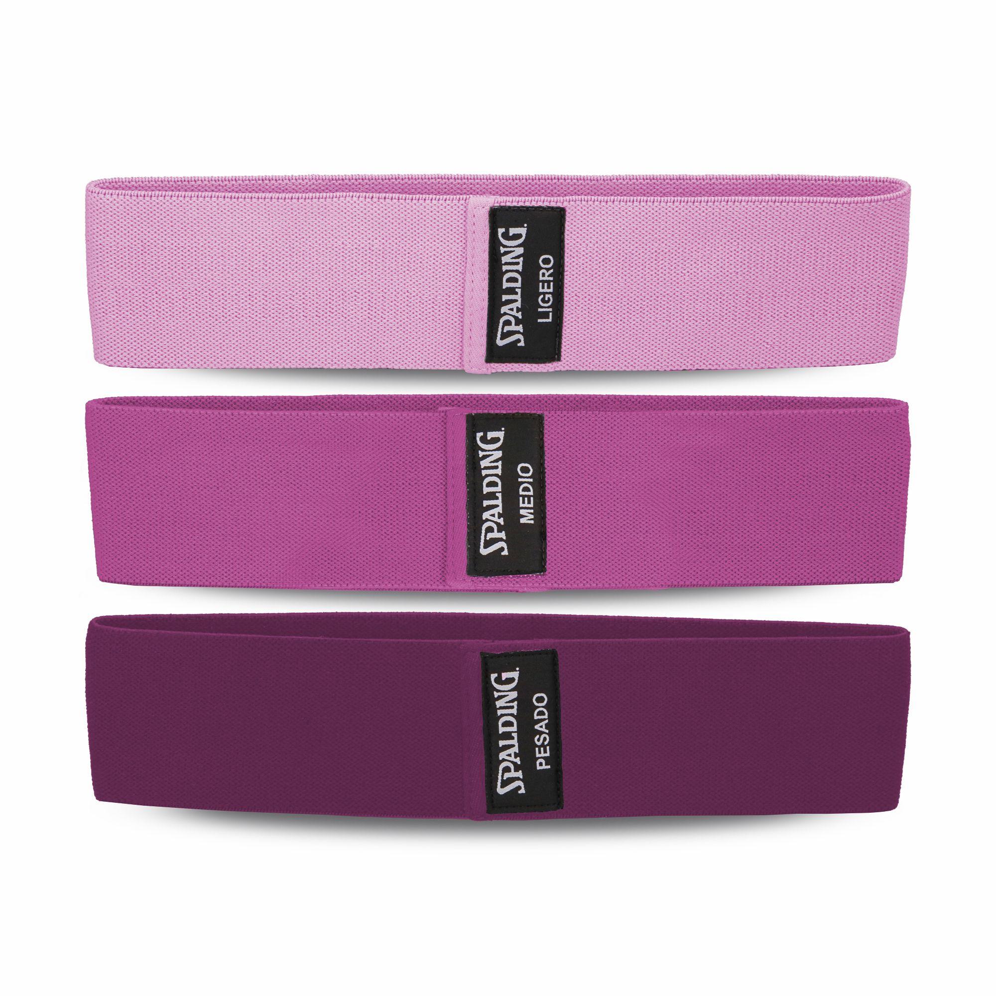Bandas de Resistencia Elastica 3 Niveles Spalding Rosa-2