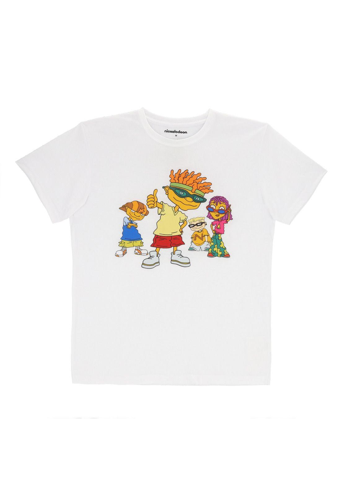 POLERA MANGA CORTA ROCKET POWER BLANCO-0