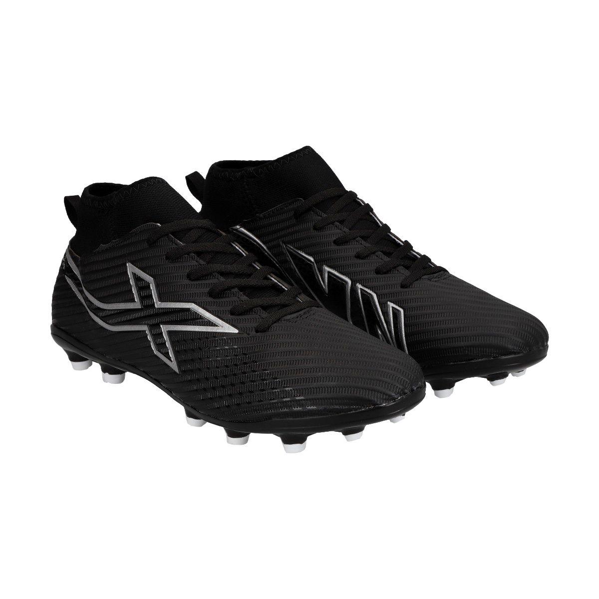 ZAPATOS DE FUTBOL FUSION GRIP 4 NEO ADULTO NEGRO-1