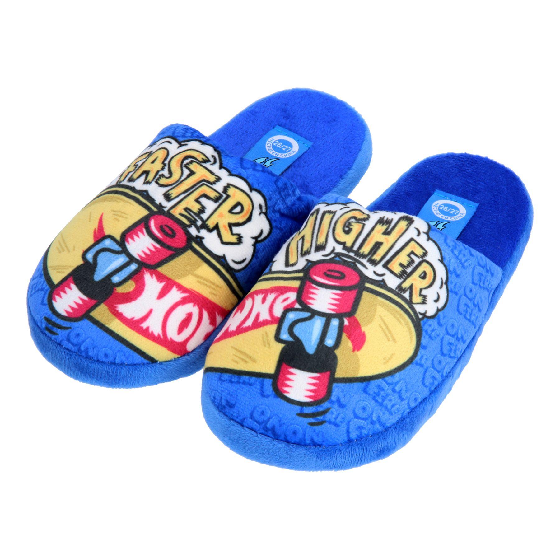 PANTUFLAS
 HOT WHEELS FASTER HIGHER INFANTIL-0