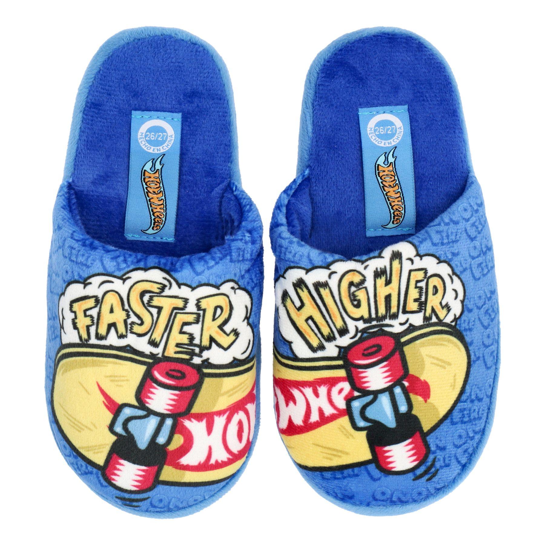 PANTUFLAS
 HOT WHEELS FASTER HIGHER INFANTIL-1