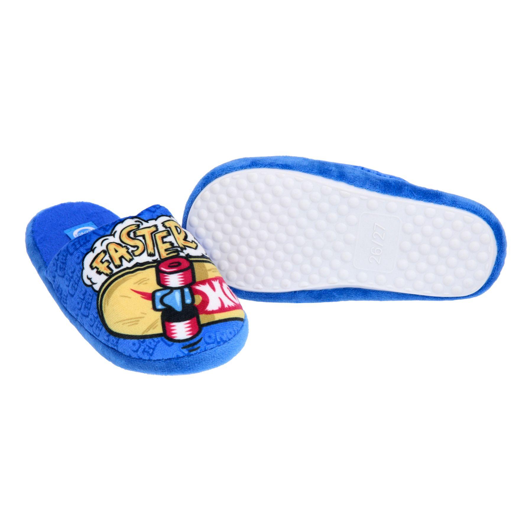 PANTUFLAS
 HOT WHEELS FASTER HIGHER INFANTIL-2