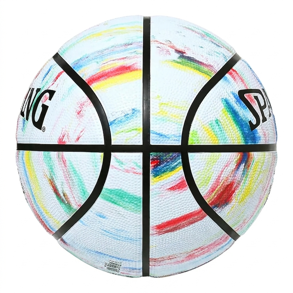 BALON 2021 MARBLE SERIES RAINBOW SZ6 SPALDING-2