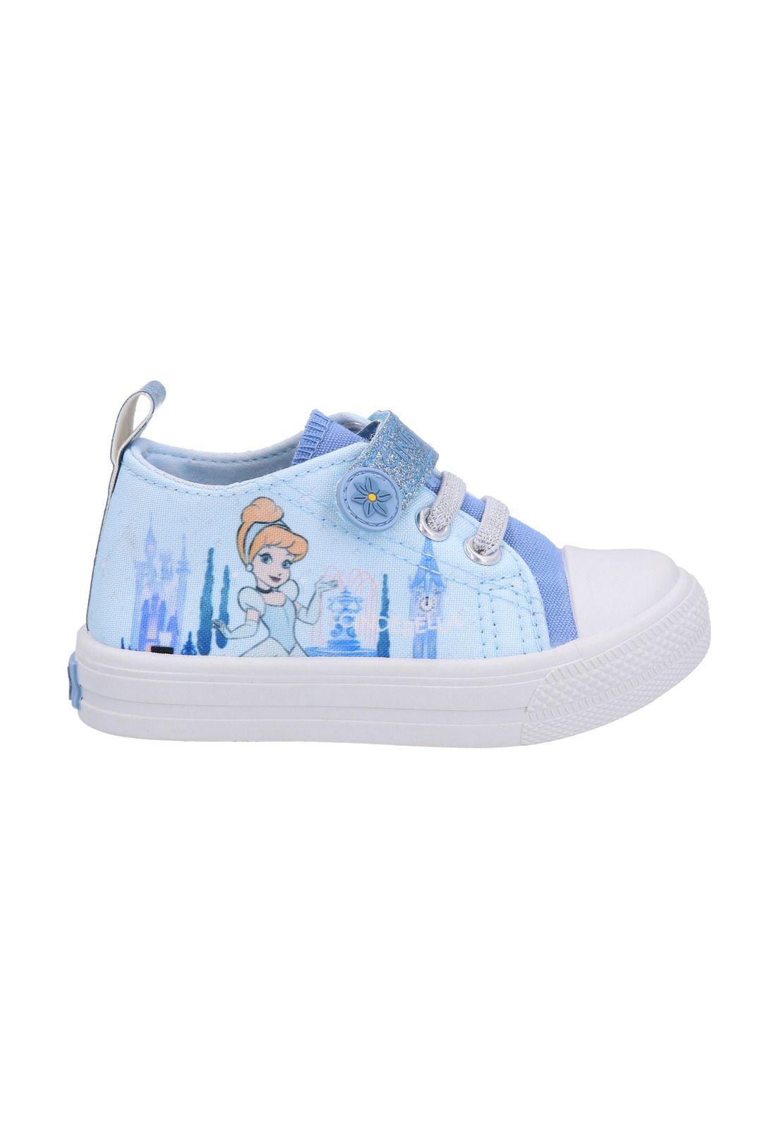 ZAPATILLAS LONA BAJA PRINCESAS CELESTE-0