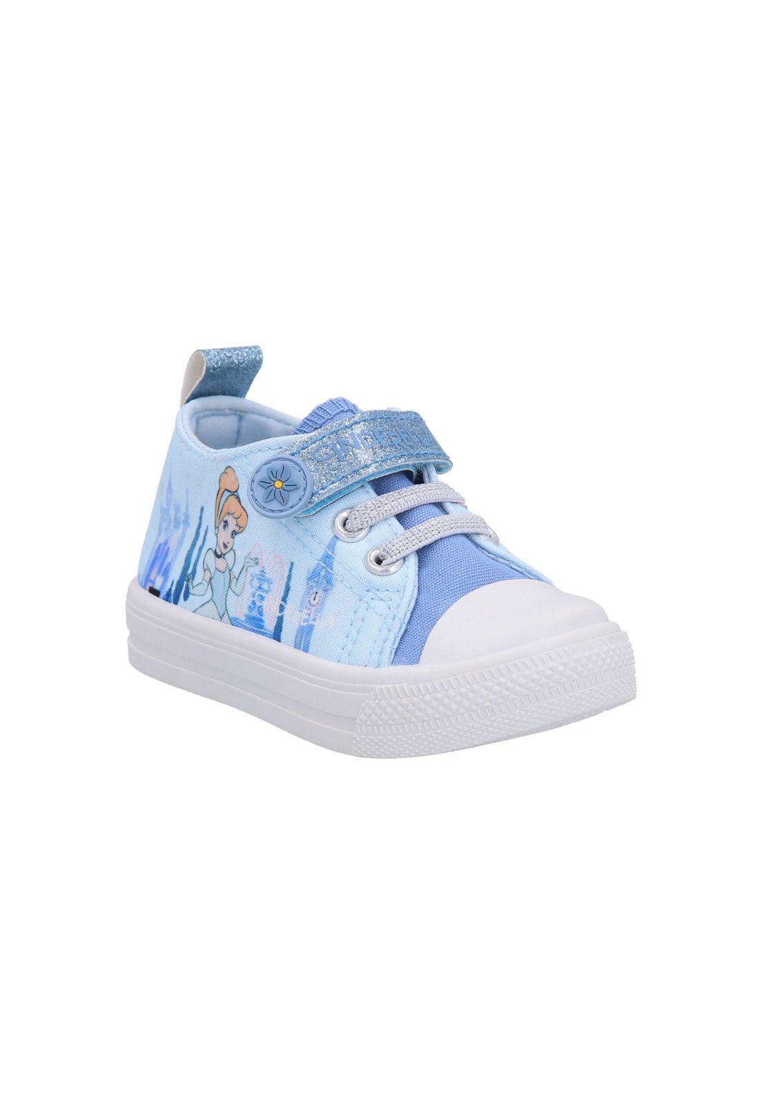 ZAPATILLAS LONA BAJA PRINCESAS CELESTE-1