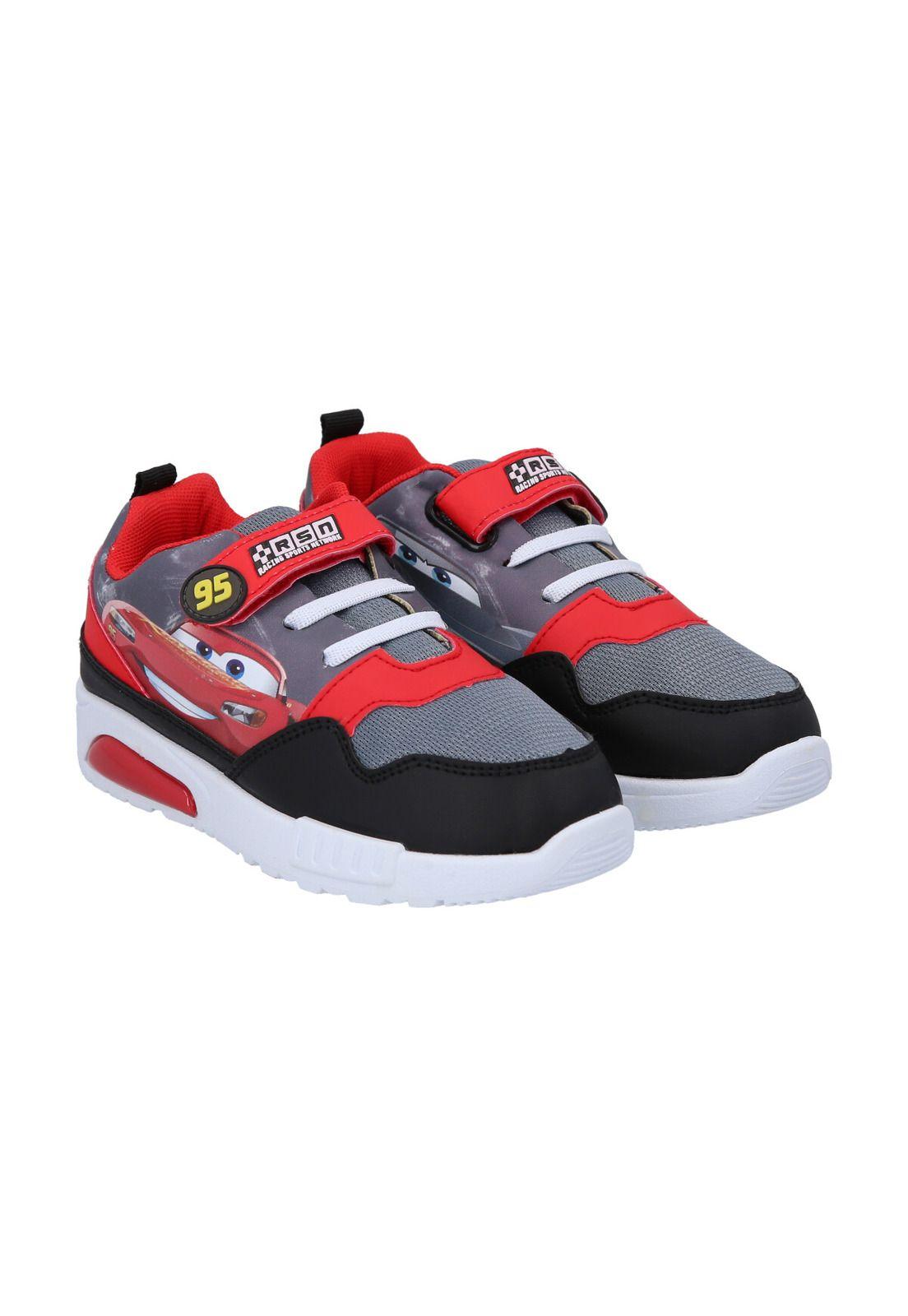 ZAPATILLA DEPORTIVA CON LUCES CARS NEGRO-2