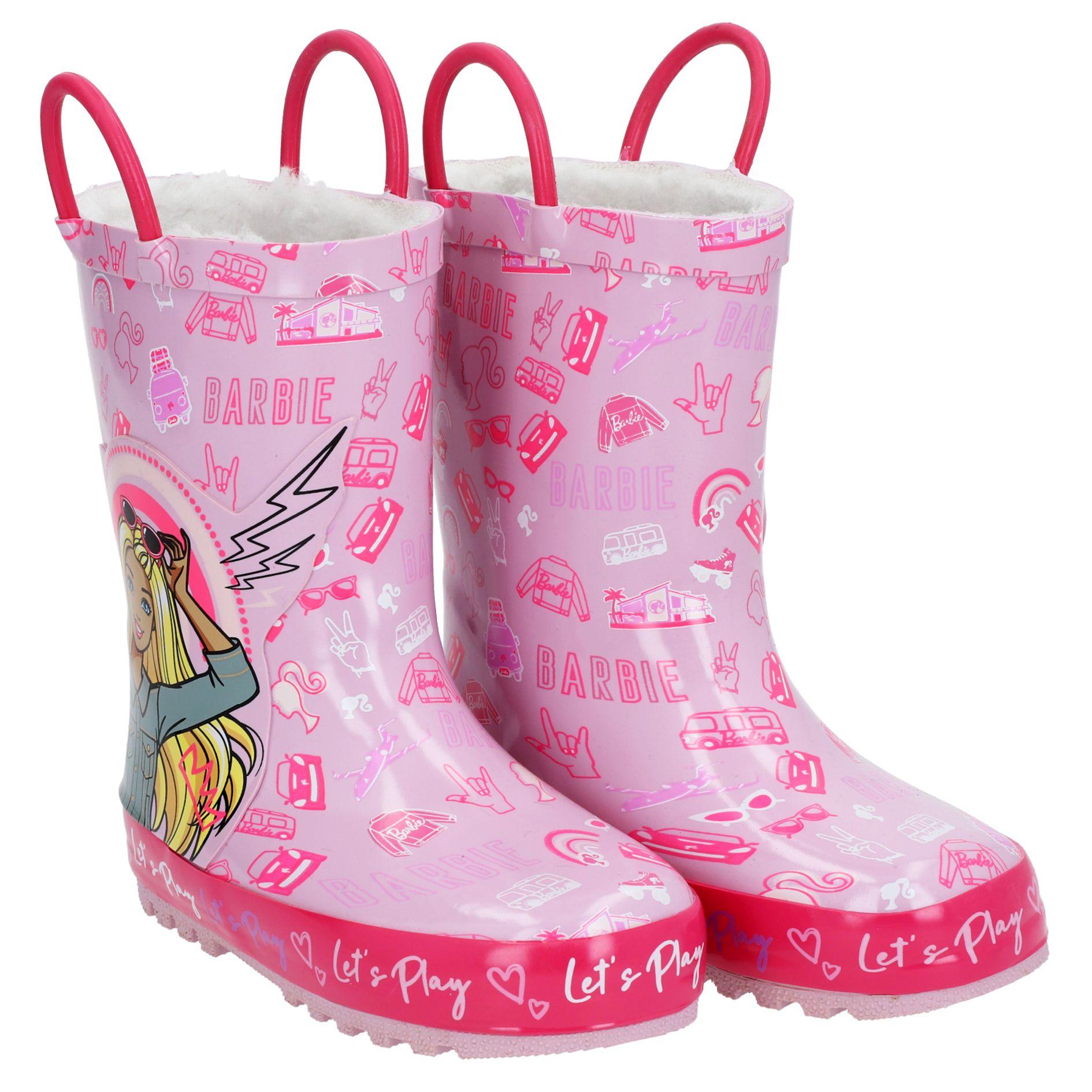 BOTAS DE AGUA BARBIE INFANTIL-0