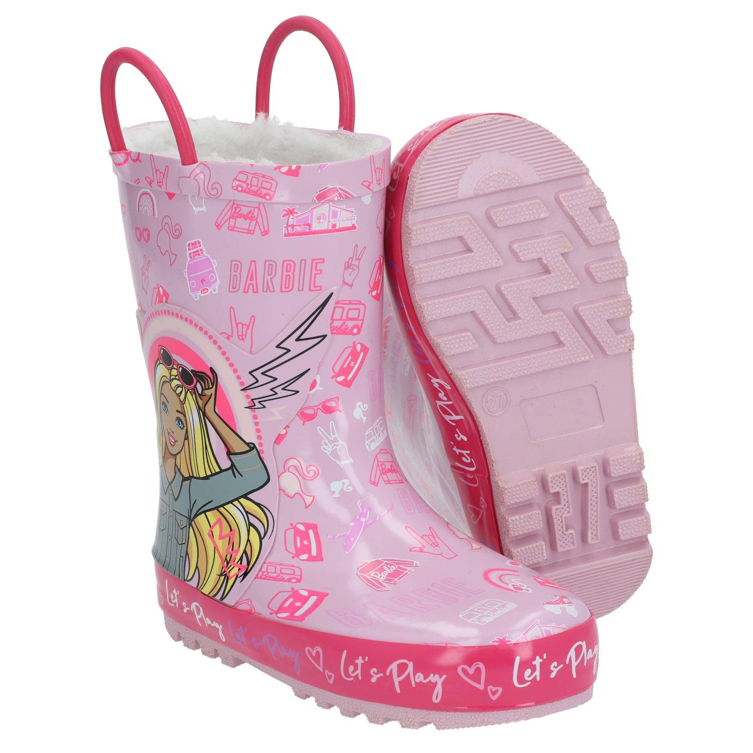 BOTAS DE AGUA BARBIE INFANTIL-3