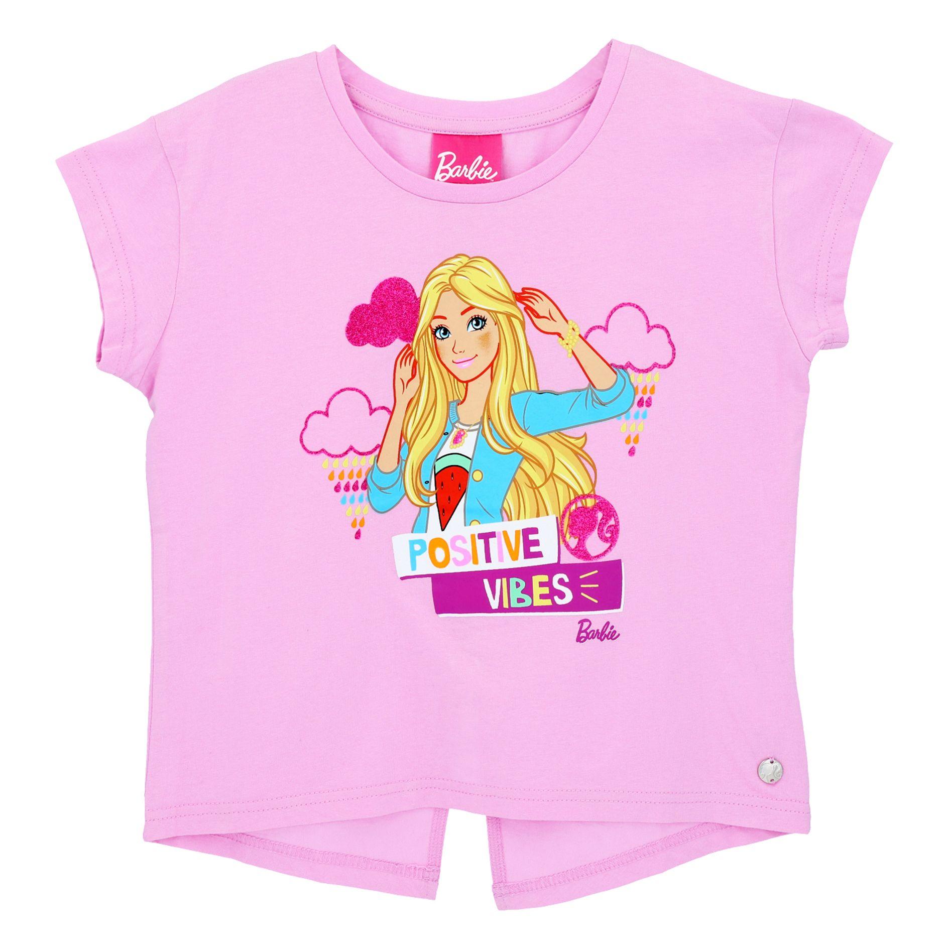 Polera Barbie Positive Vibes-0