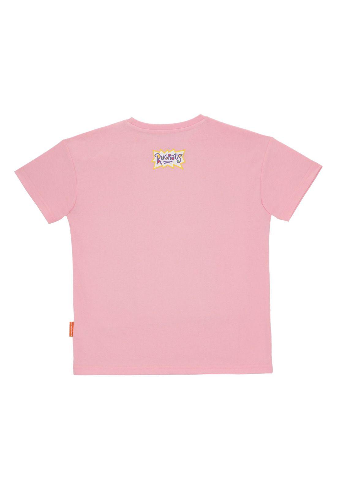 POLERA MANGA CORTA RUGRATS ROSADO-0
