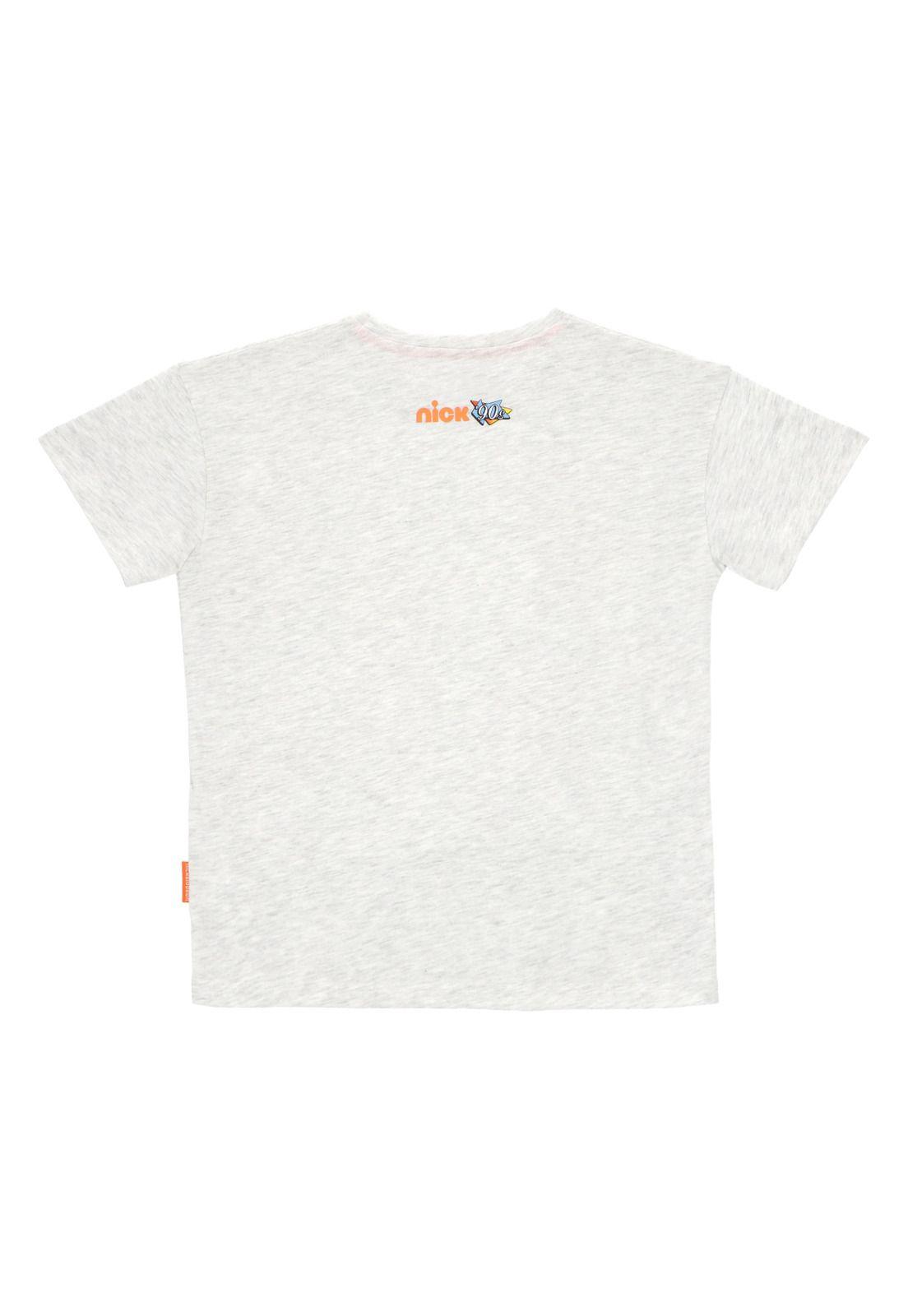 POLERA MANGA CORTA NICK 90 GRIS MELANGE-1