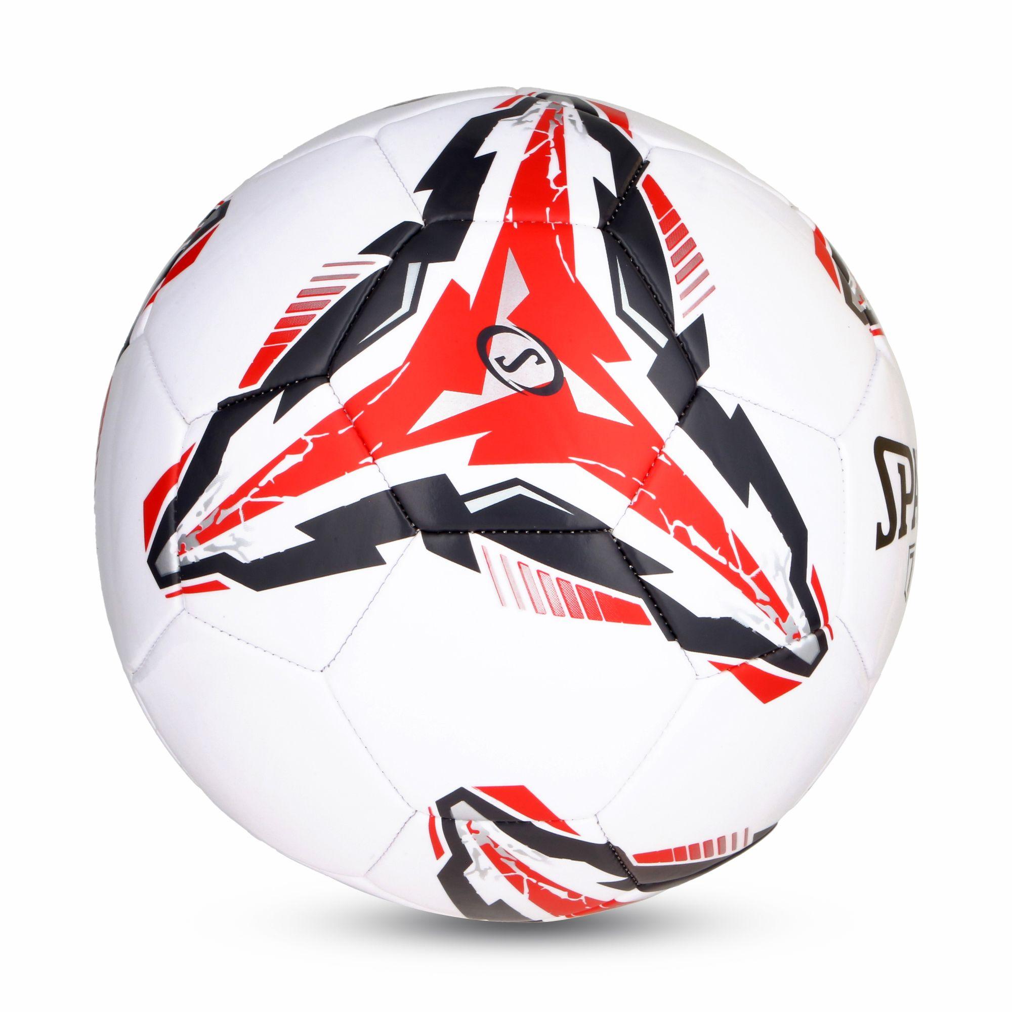 Pelota de Fútbol FIFA TF100 Spalding Blanco-Rojo-2