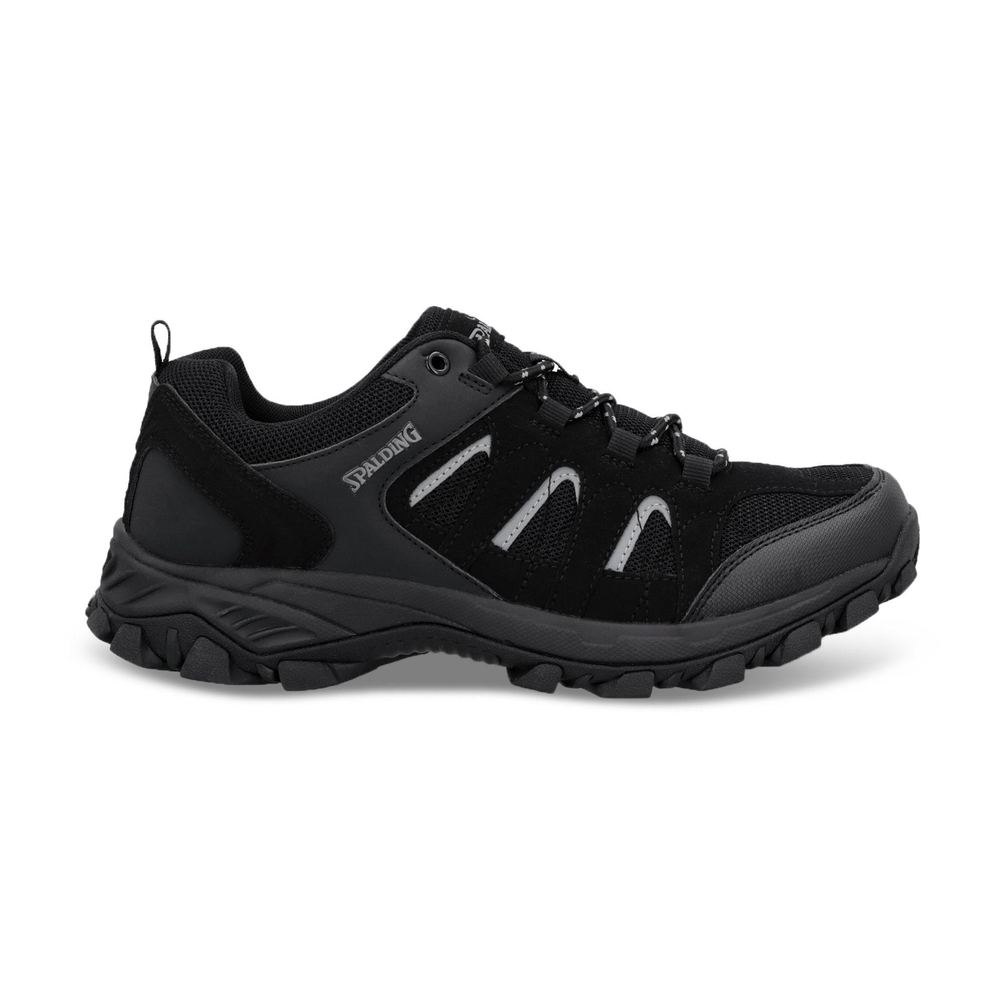 Zapatos Waterproof Hombre Spalding Negro.-0
