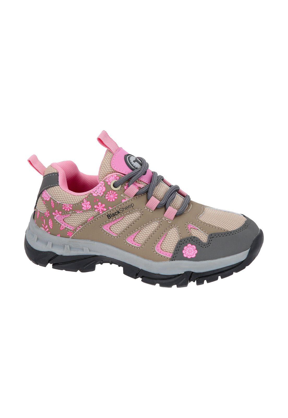 ZAPATO OUTDOOR BAJO TAUPE-ROSA BLACKSHEEP SIERRA BELLA-1