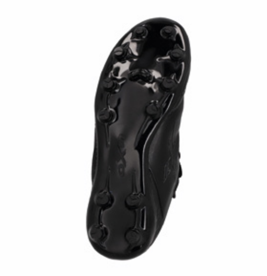 ZAPATO FUTBOL OXN CAMPO PRO PVC INF AGILIS 2 PRETO/PRETO-1