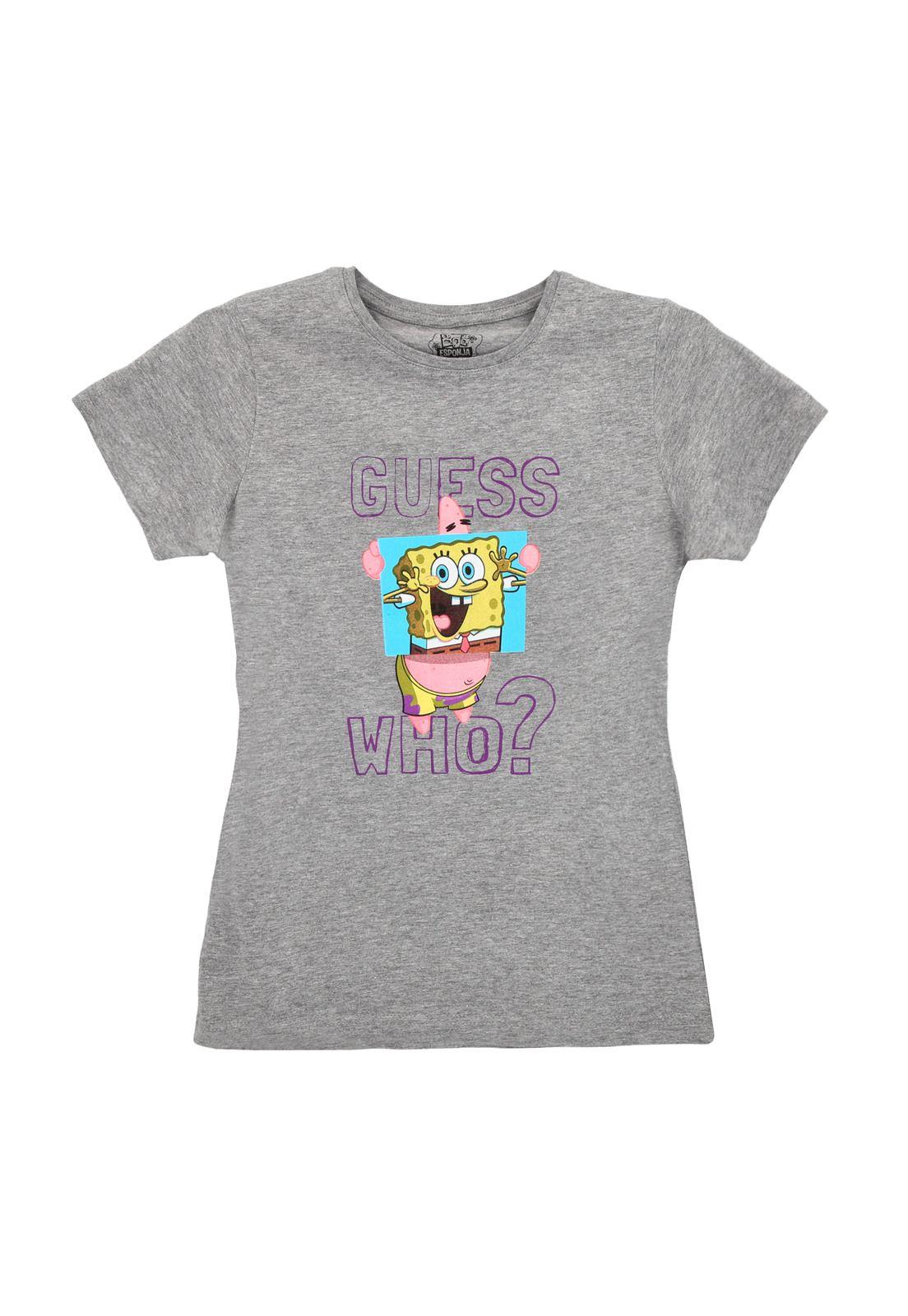 Polera mujer Nickelodeon Bob esponja -0