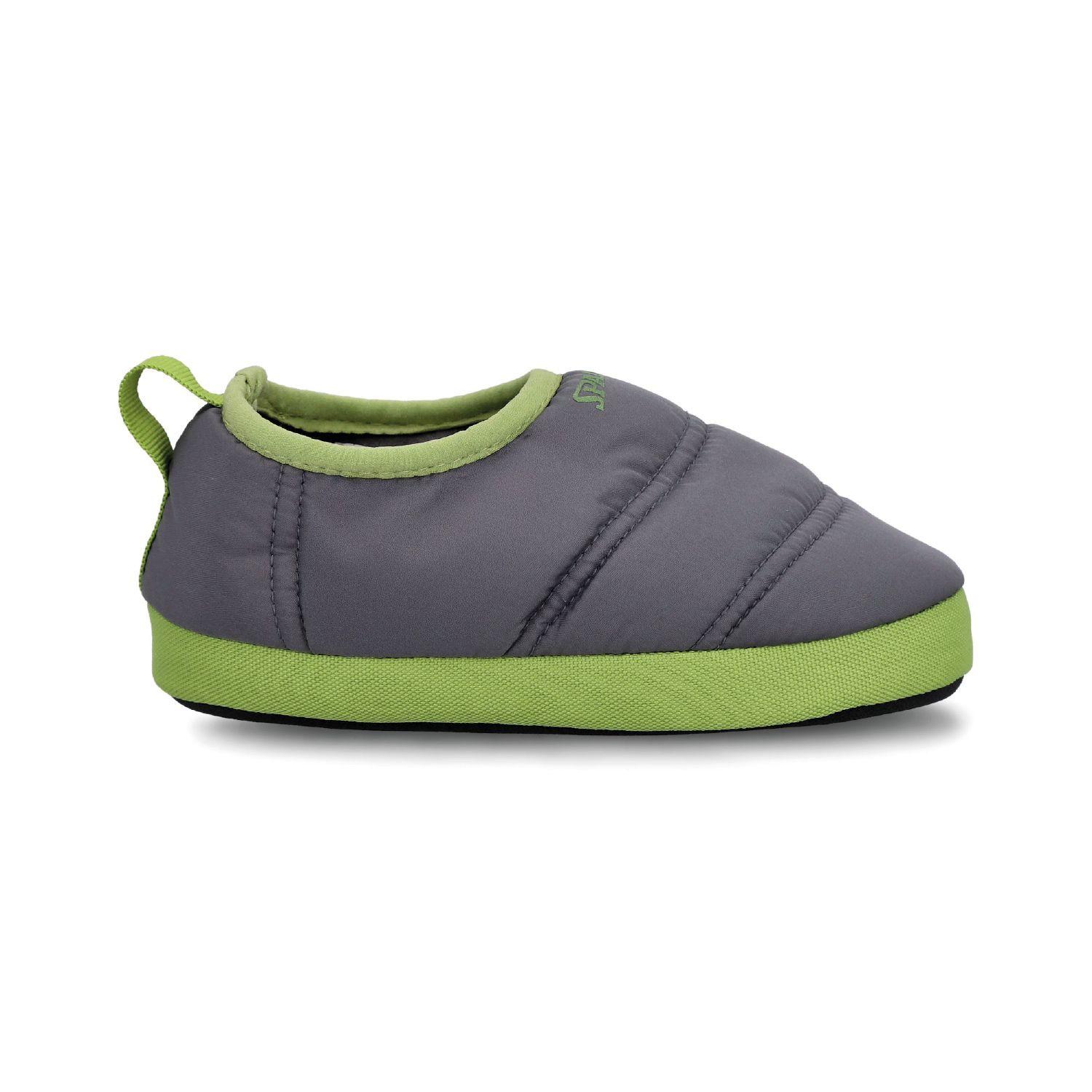PANTUFLAS SPALDING MUJER GRIS VERDE-0