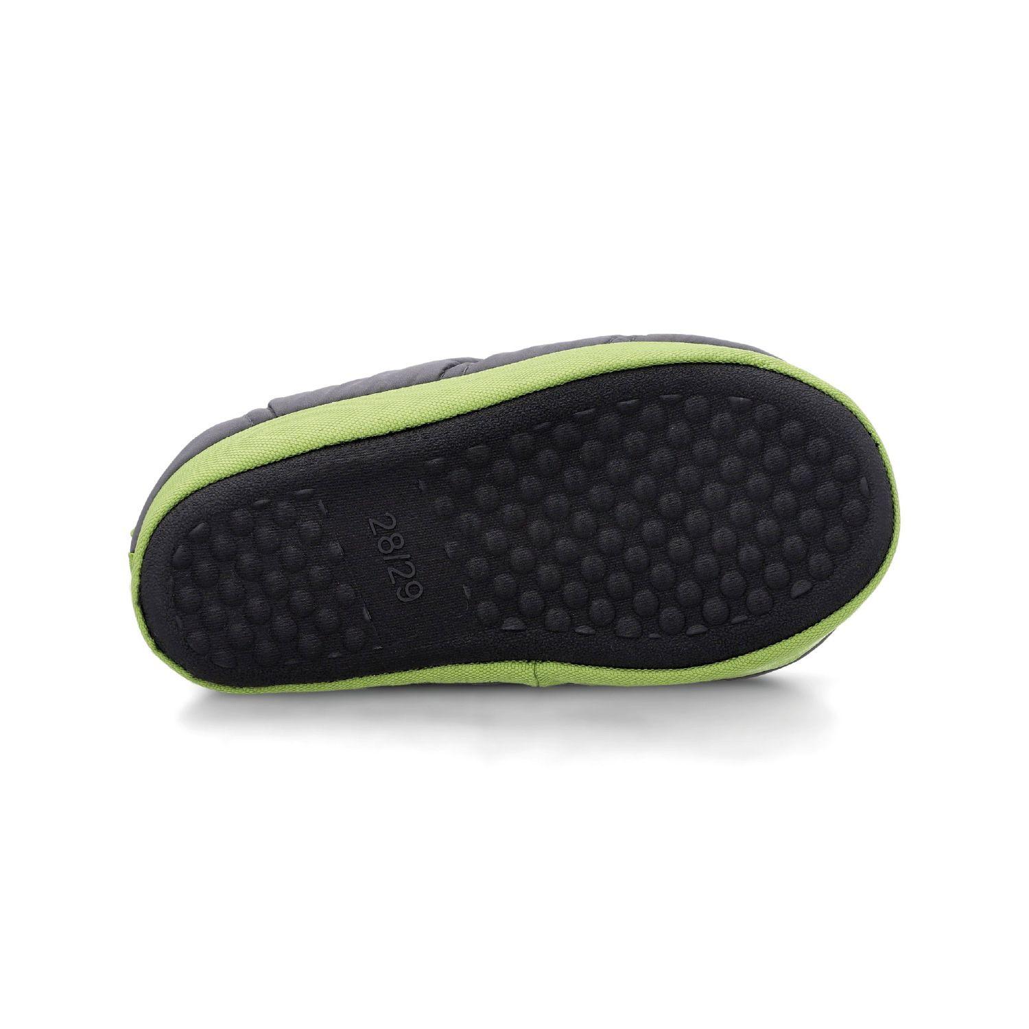 PANTUFLAS SPALDING MUJER GRIS VERDE-4