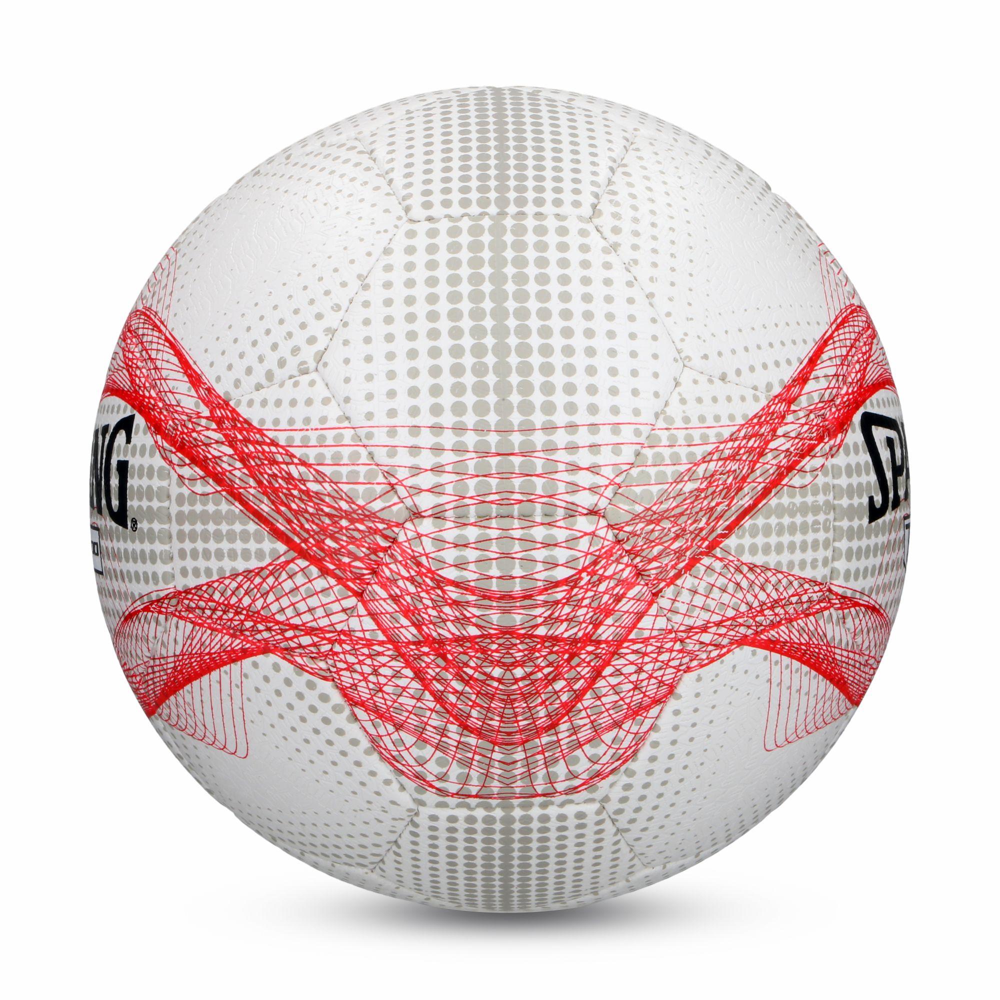 Pelota de Fútbol FIFA TF200 Spalding Blanco-Rojo-2