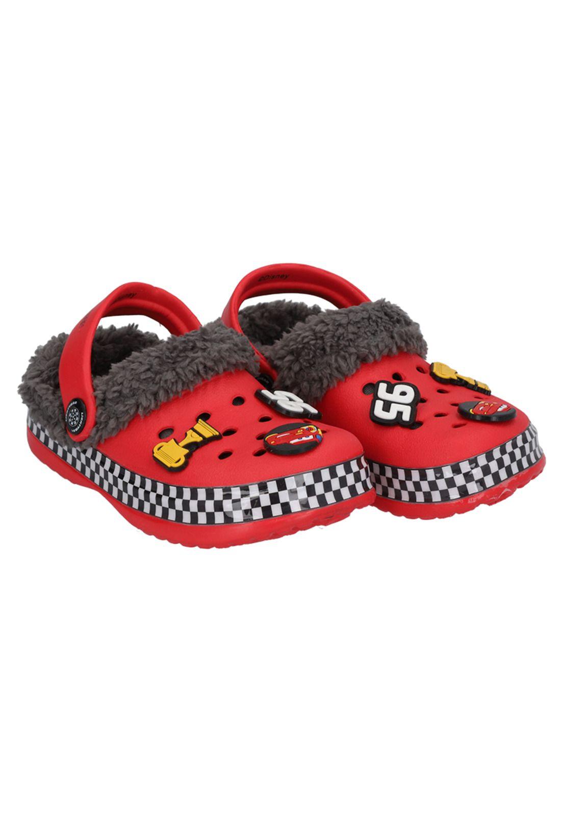 PANTUFLA CHIPORRO INFANTIL ROJO CARS-0
