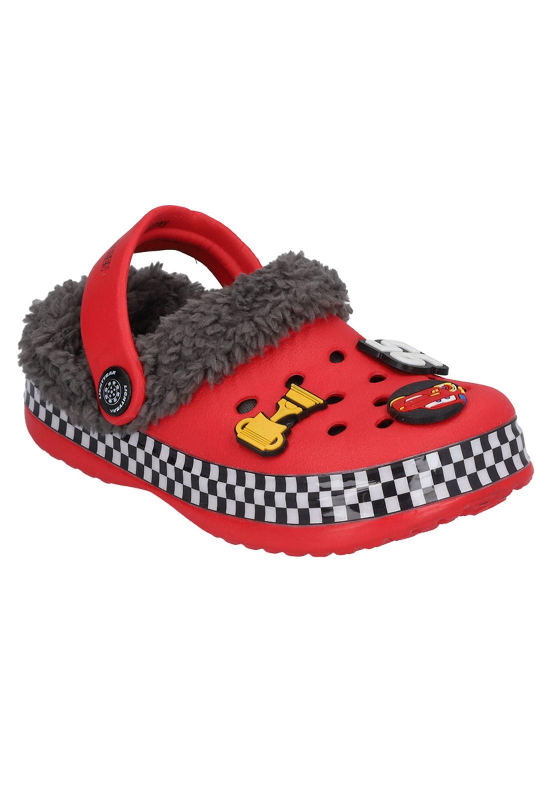PANTUFLA CHIPORRO INFANTIL ROJO CARS-1