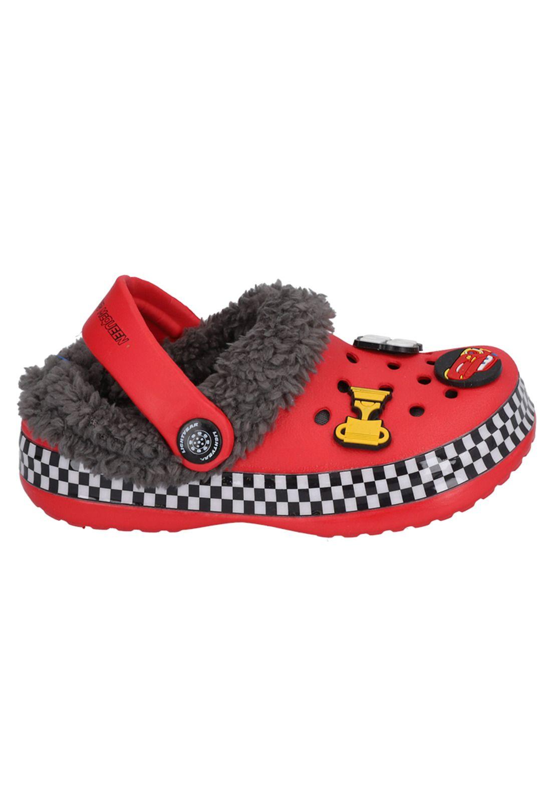 PANTUFLA CHIPORRO INFANTIL ROJO CARS-3
