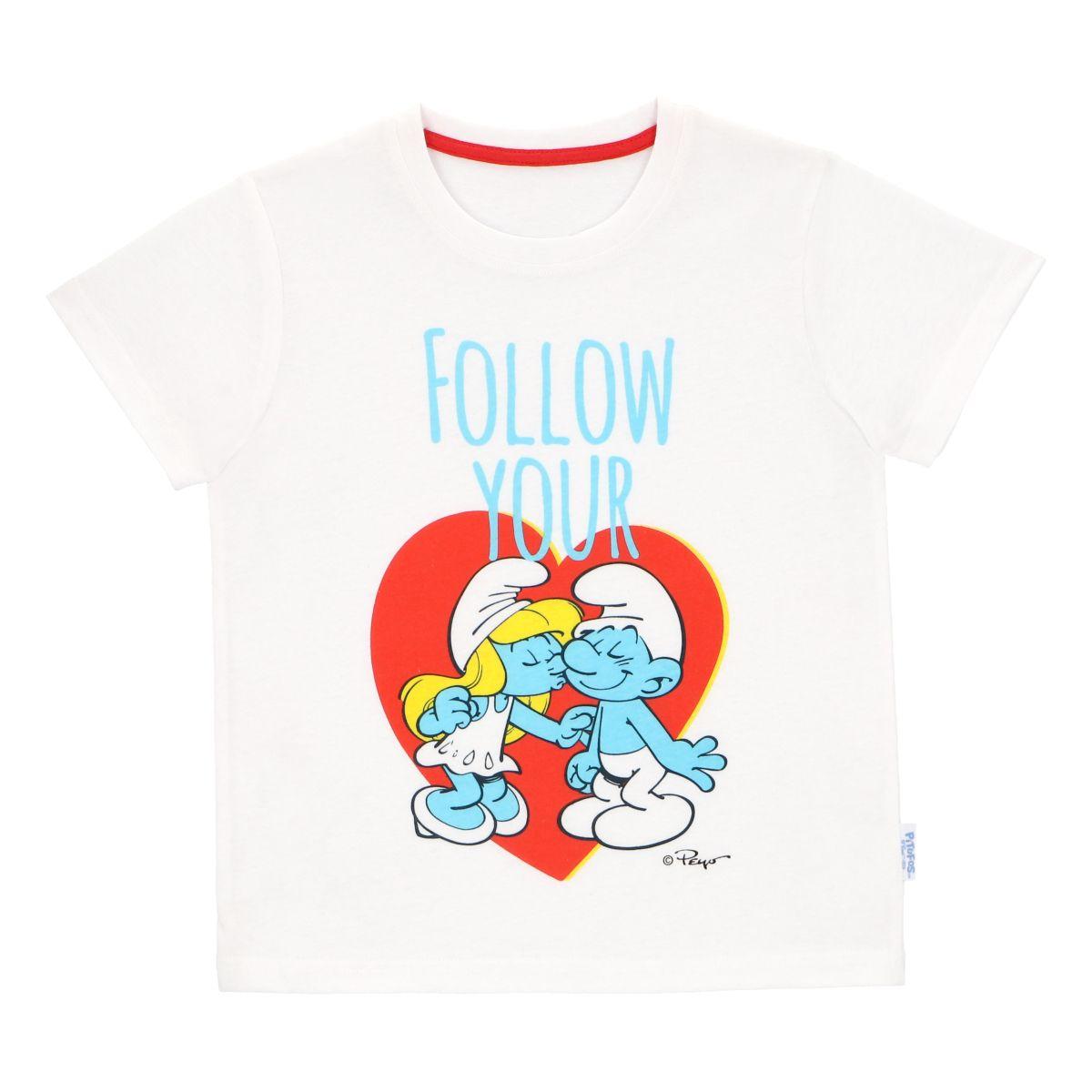 POLERA INFANTIL LOS PITUFOS-0