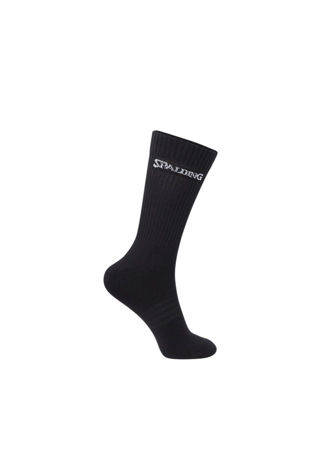 TRIPACK CALCETINES LARGOS 35-39 SPALDING NEGRO-1