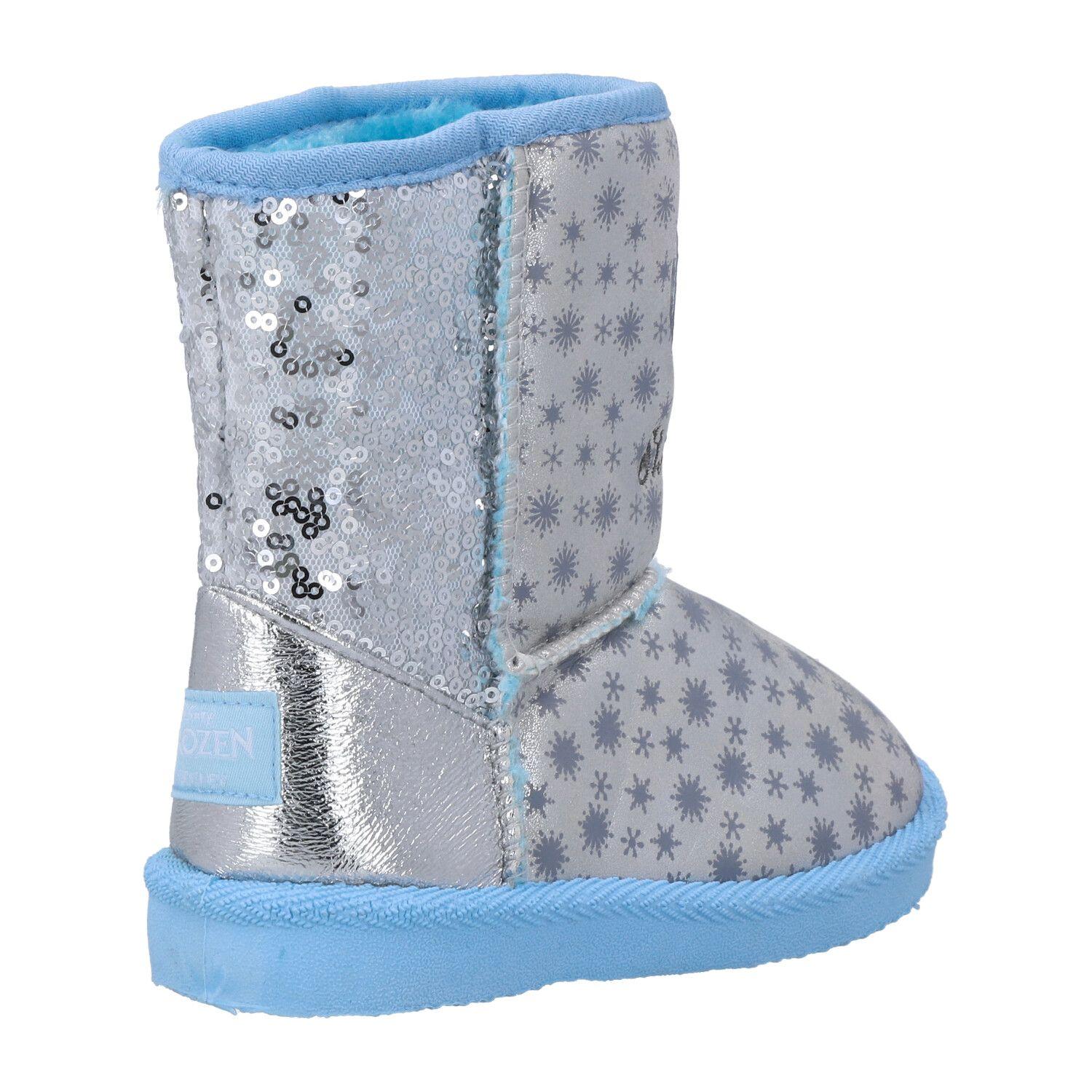 BOTAS FROZEN LENTEJUELAS PLATA INFANTIL-3