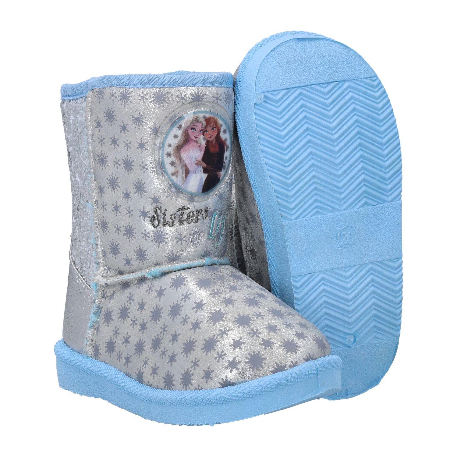 BOTAS FROZEN LENTEJUELAS PLATA INFANTIL-4