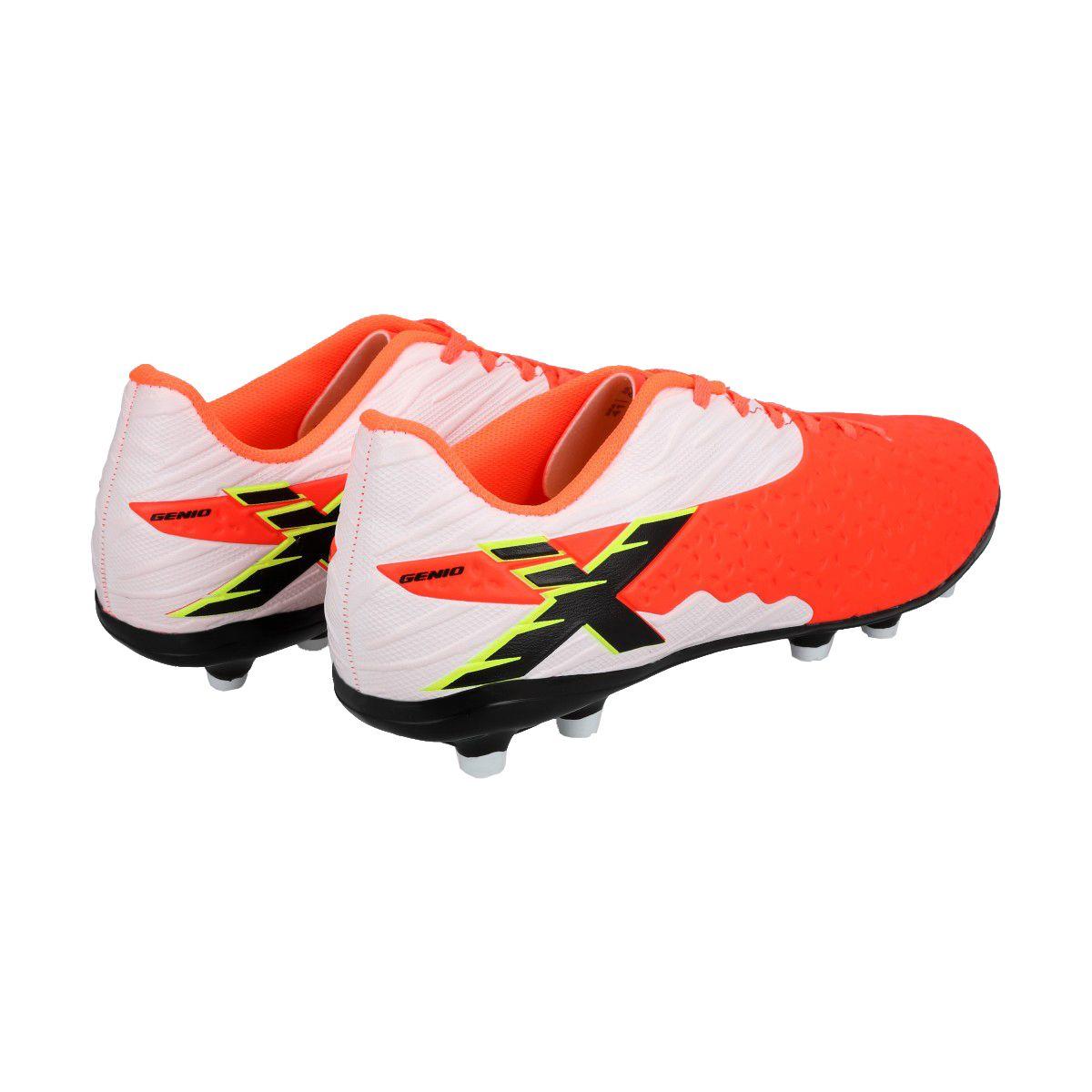 ZAPATOS DE FUTBOL GENIO 4 ADULTO NARANJA-2