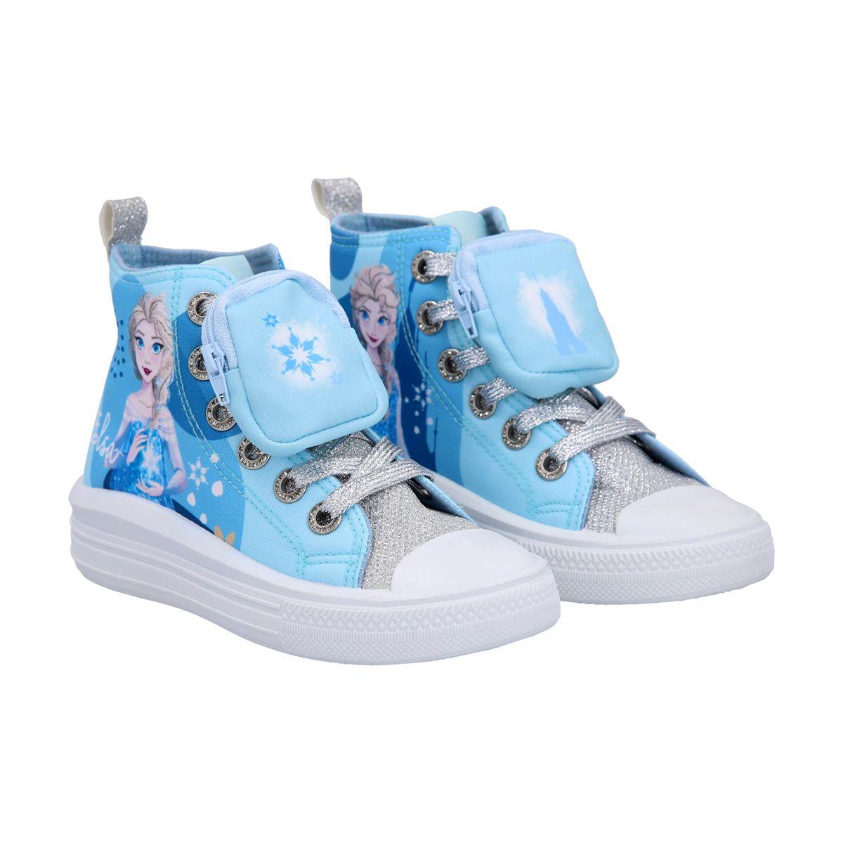 ZAPATILLAS FROZEN CAÑA ALTA ELSA INFANTIL-0