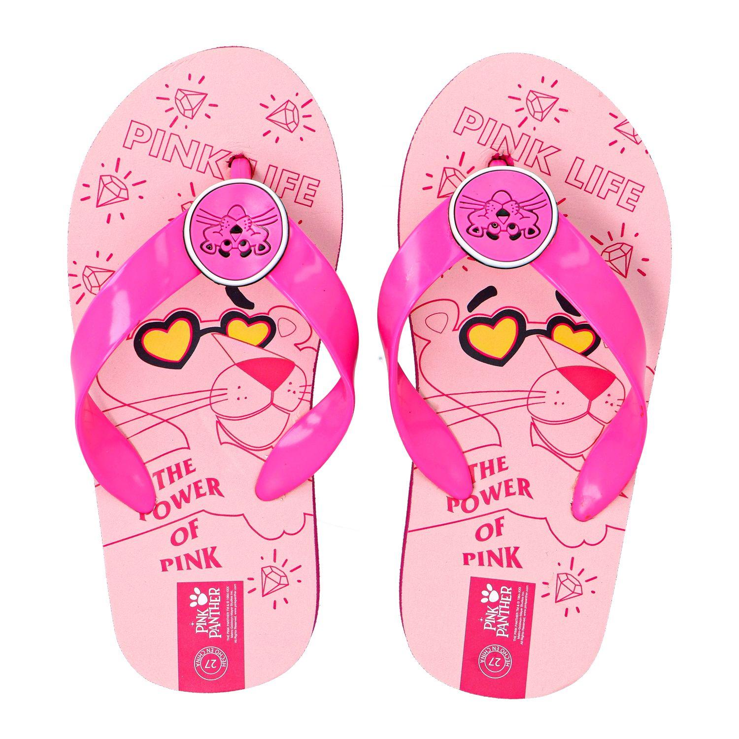 FLIP FLOP PINK PANTHER CON PLATAFORMA INFANTIL-1