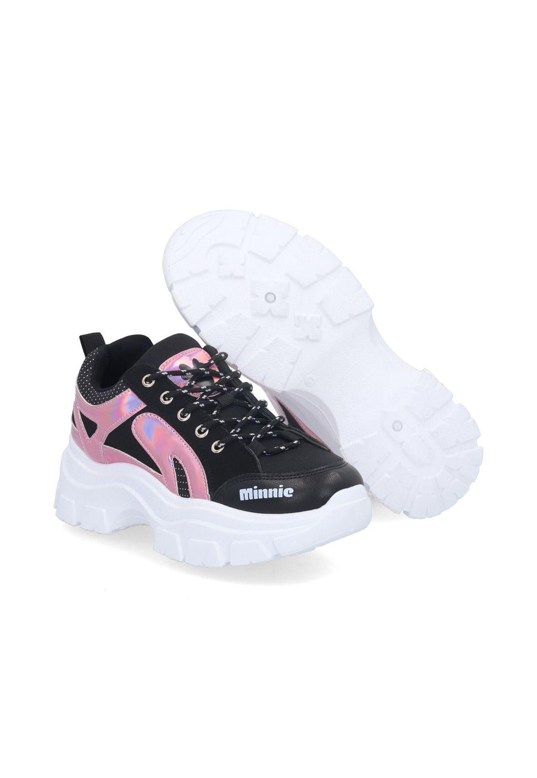 Zapatilla Chunky Mujer MINNIE MOUSE Negro-0
