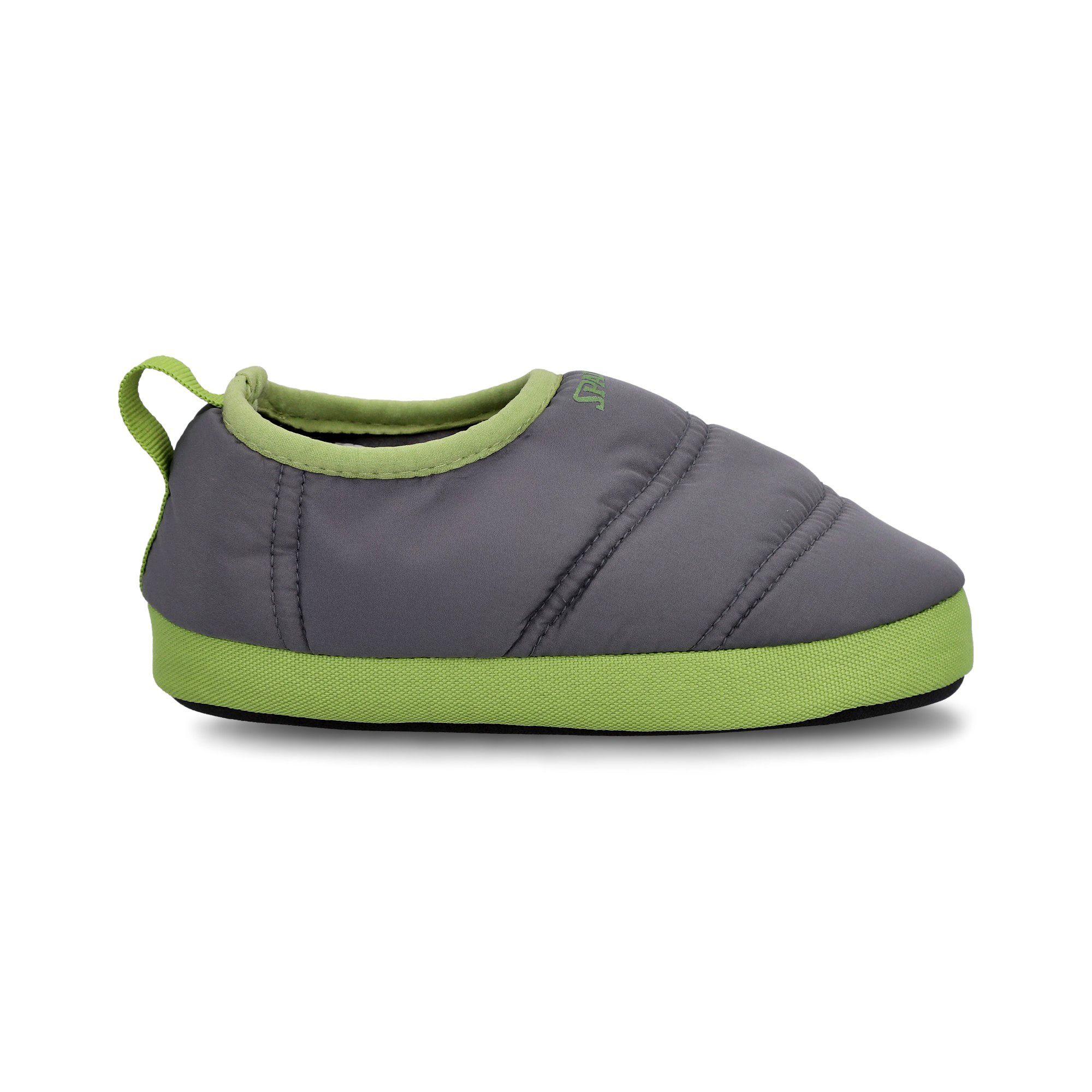 PANTUFLAS SPALDING INFANTIL GRIS VERDE-0