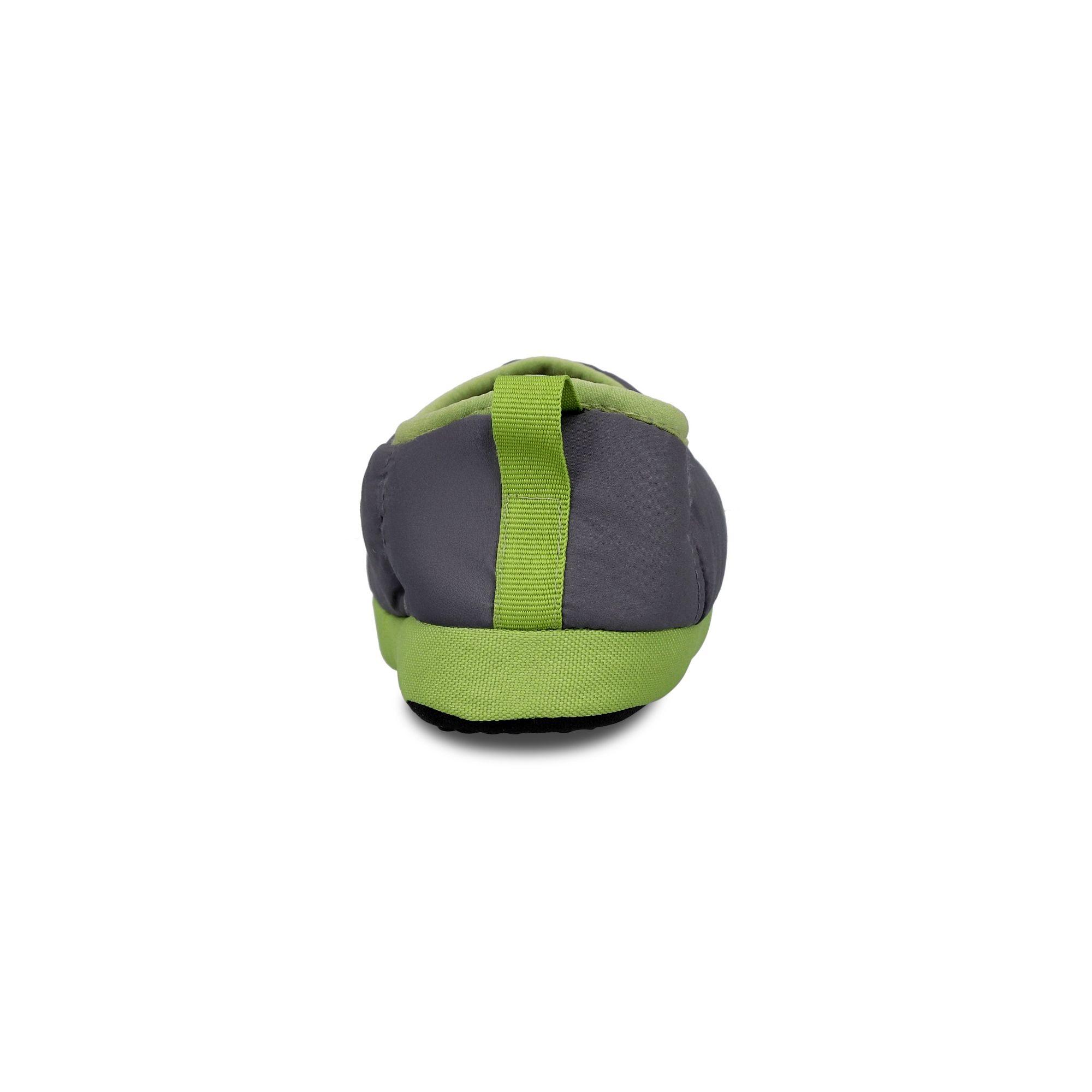 PANTUFLAS SPALDING INFANTIL GRIS VERDE-4