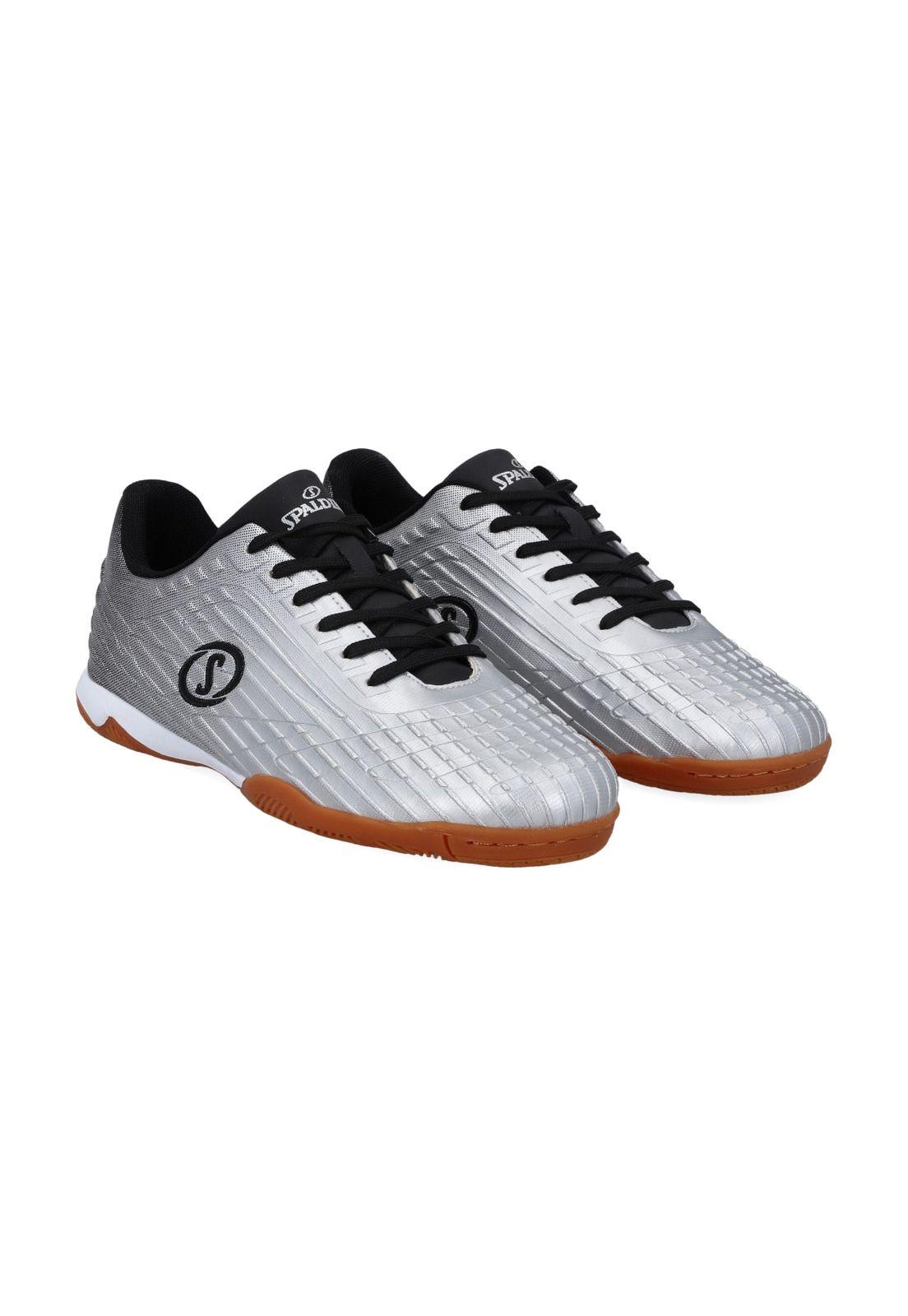 ZAPATILLA SOCCER JUNIOR SILVER-3