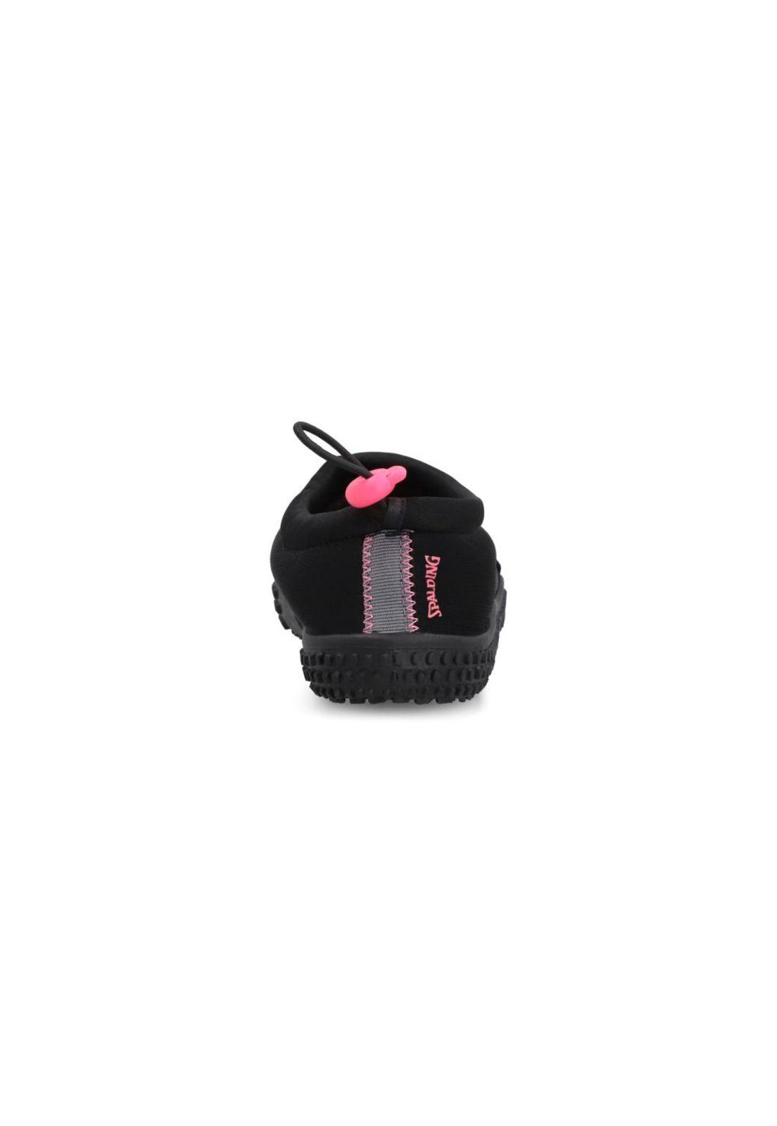AQUA SHOES SPALDING JUNIOR NEGRO-GRIS-FUCSIA-2