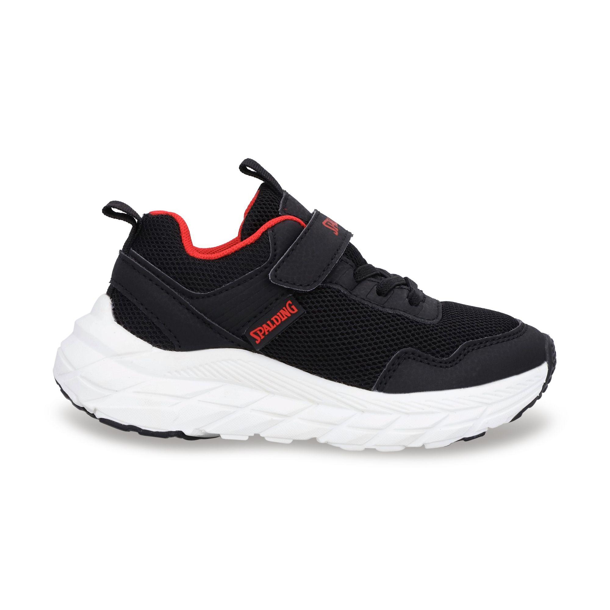 ZAPATILLAS FITNESS IVAR INFANTIL NEGRO ROJO-0