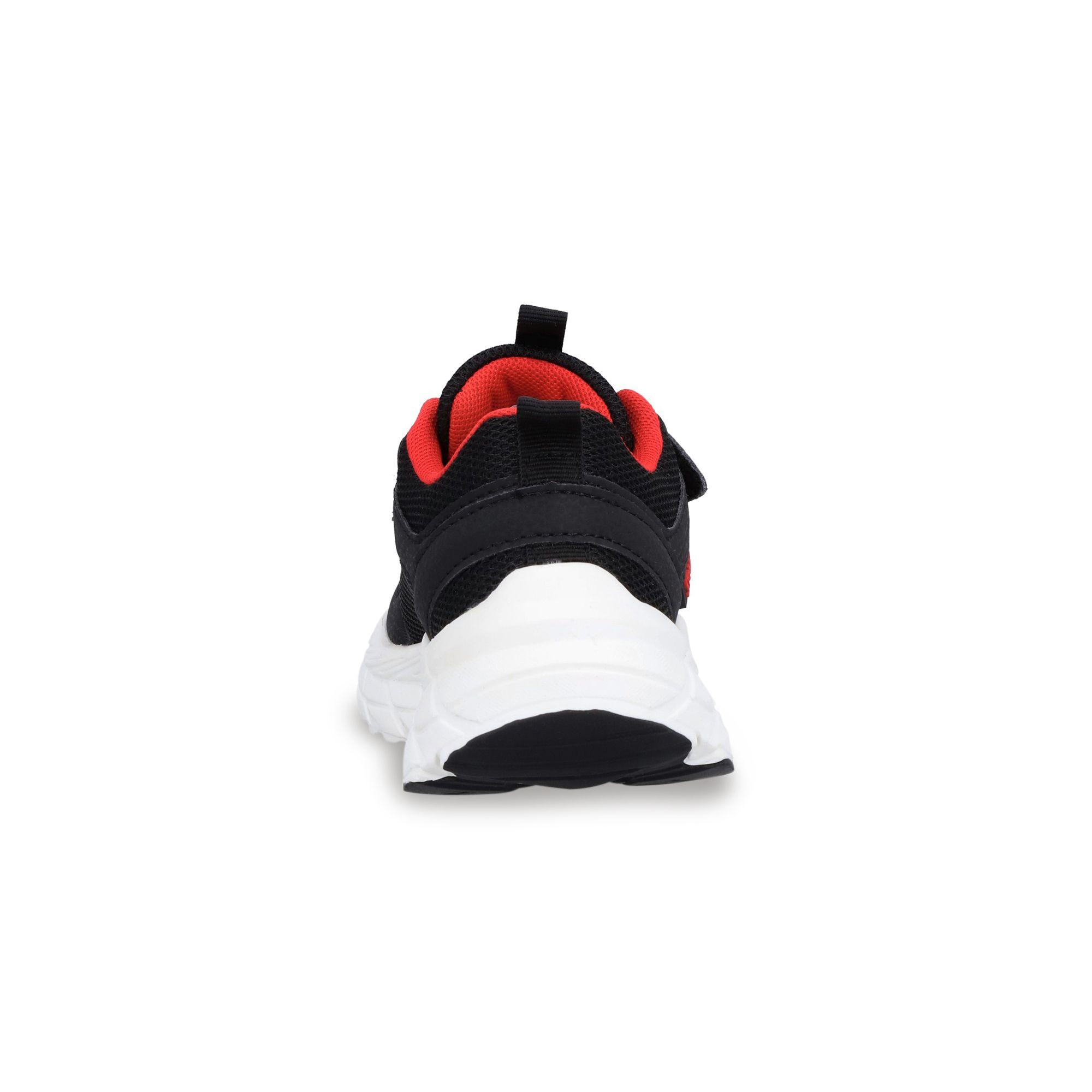 ZAPATILLAS FITNESS IVAR INFANTIL NEGRO ROJO-2