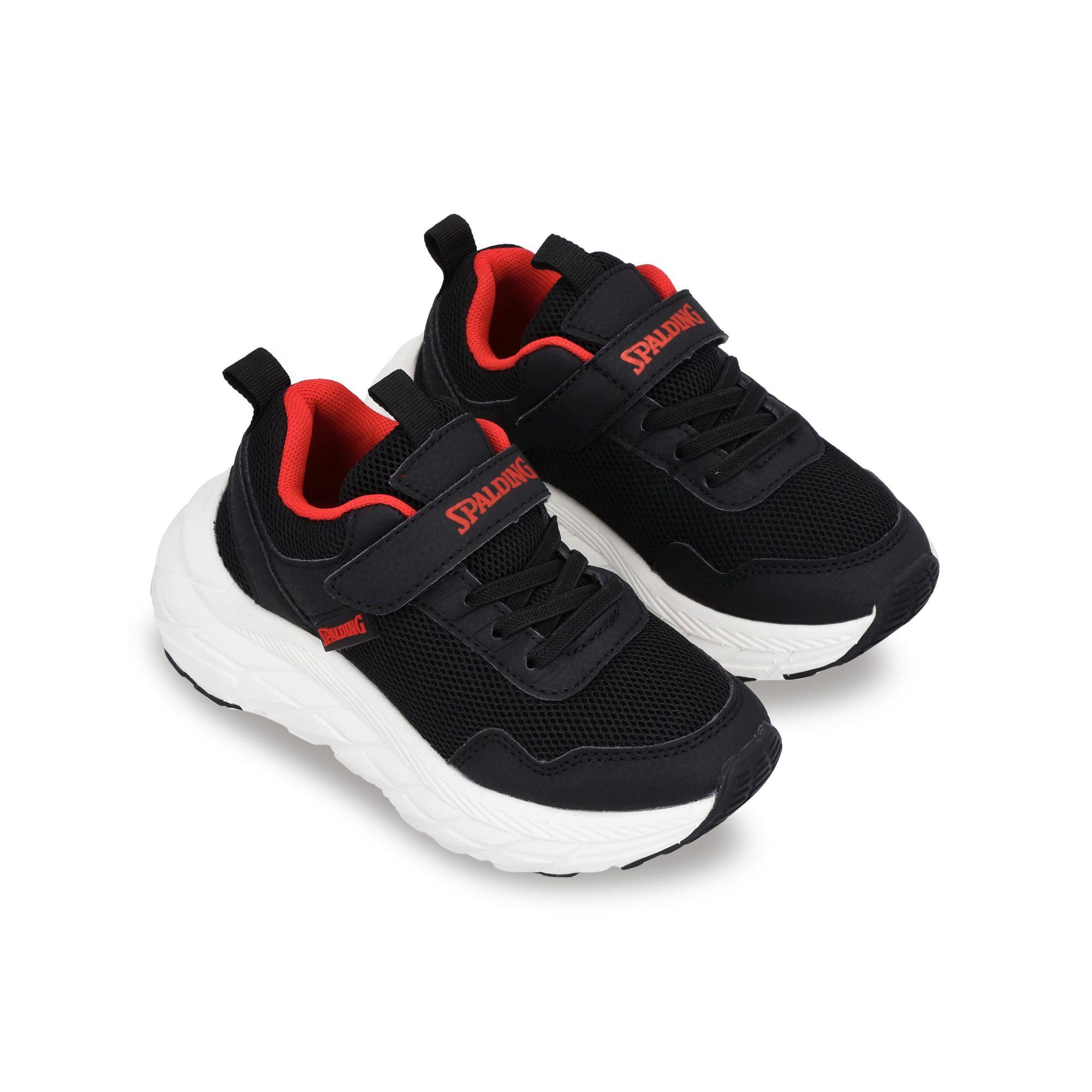 ZAPATILLAS FITNESS IVAR INFANTIL NEGRO ROJO-3