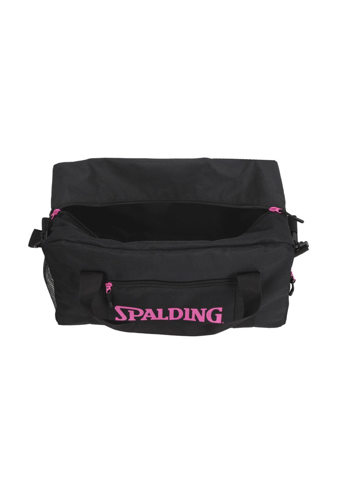 BOLSO DEPORTIVO MEDIANO SPALDING NEGRO-FUCSIA-2