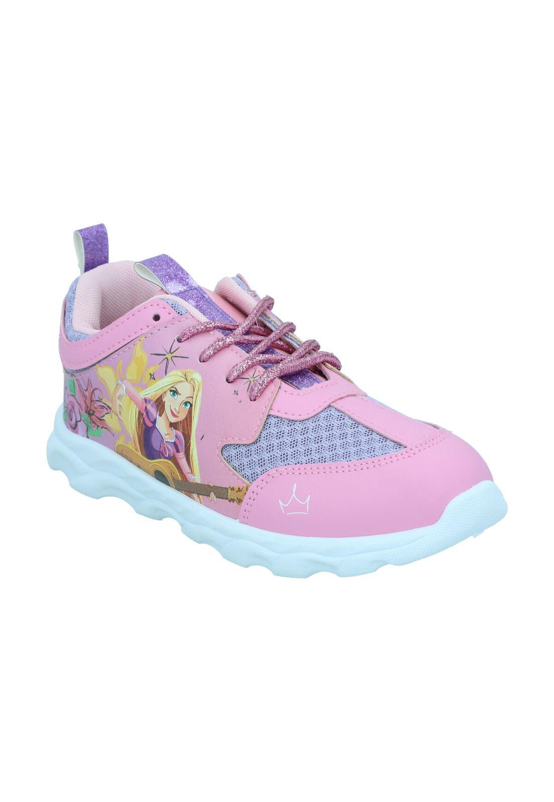 Zapatilla Deportiva Infantil Rapunsel Disney Rosa-1