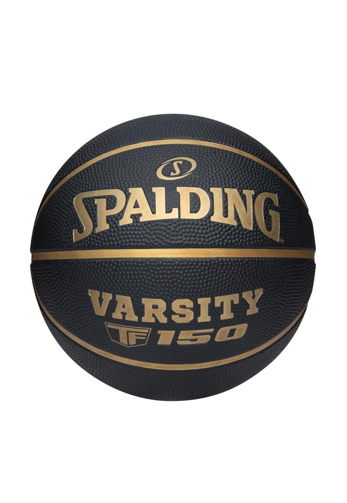 Balón de Básquetbol TF 150 Marble Series Tamaño 7 Negro Dorado-0