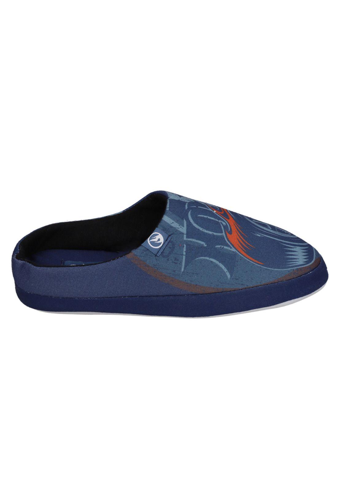PANTUFLA HOTWHEELS AZUL-2