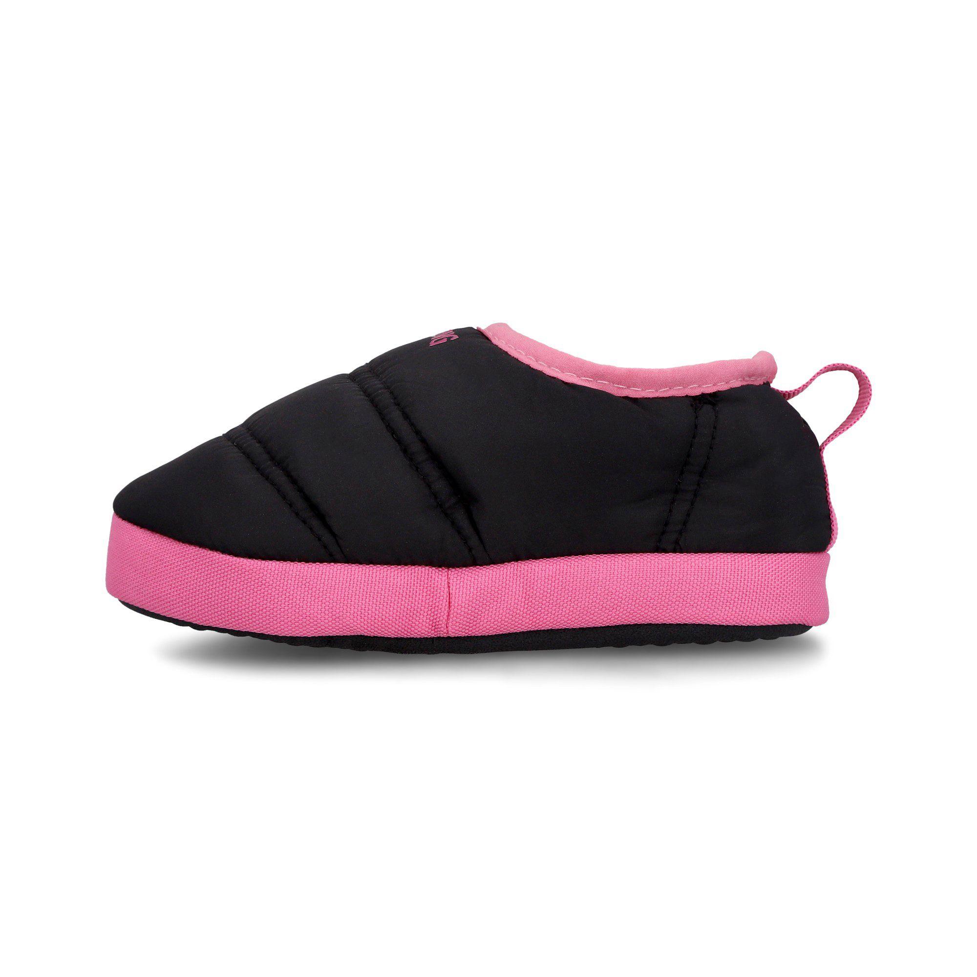PANTUFLAS SPALDING INFANTIL NEGRO FUCSIA-2