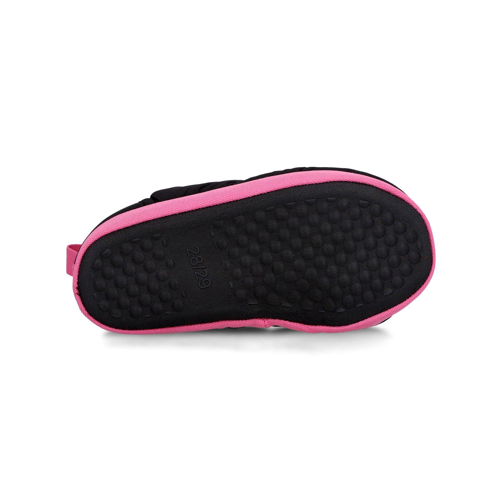 PANTUFLAS SPALDING INFANTIL NEGRO FUCSIA-4
